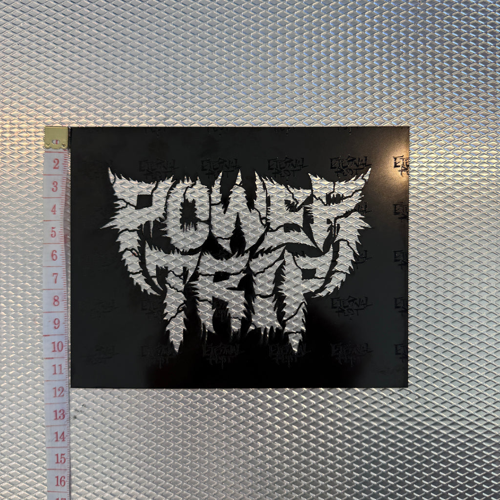 POWER TRIP LOGO STENCIL