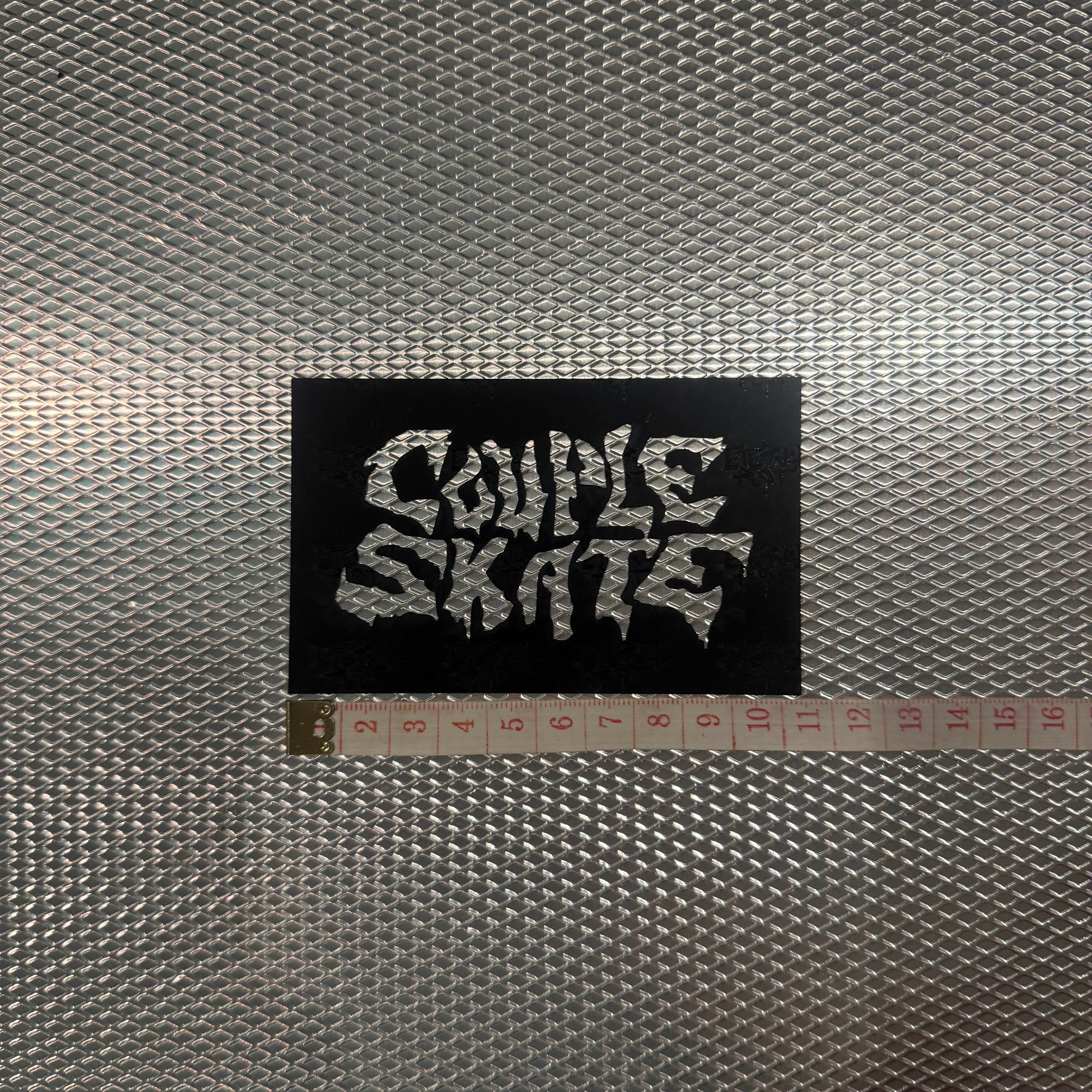 COUPLE SKATE LOGO STENCIL