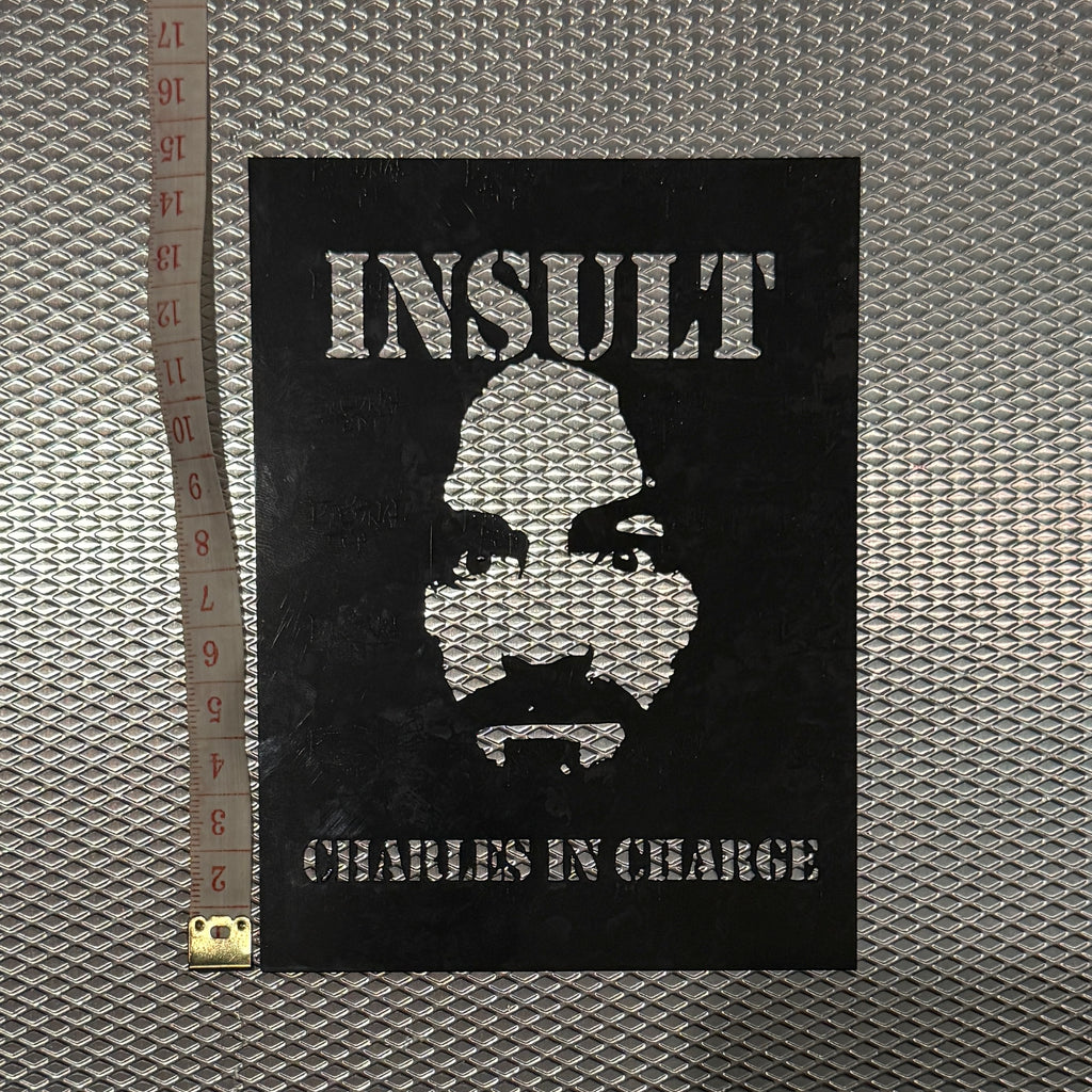 INSULT CHARLES IN CHARGE COVER STENCIL