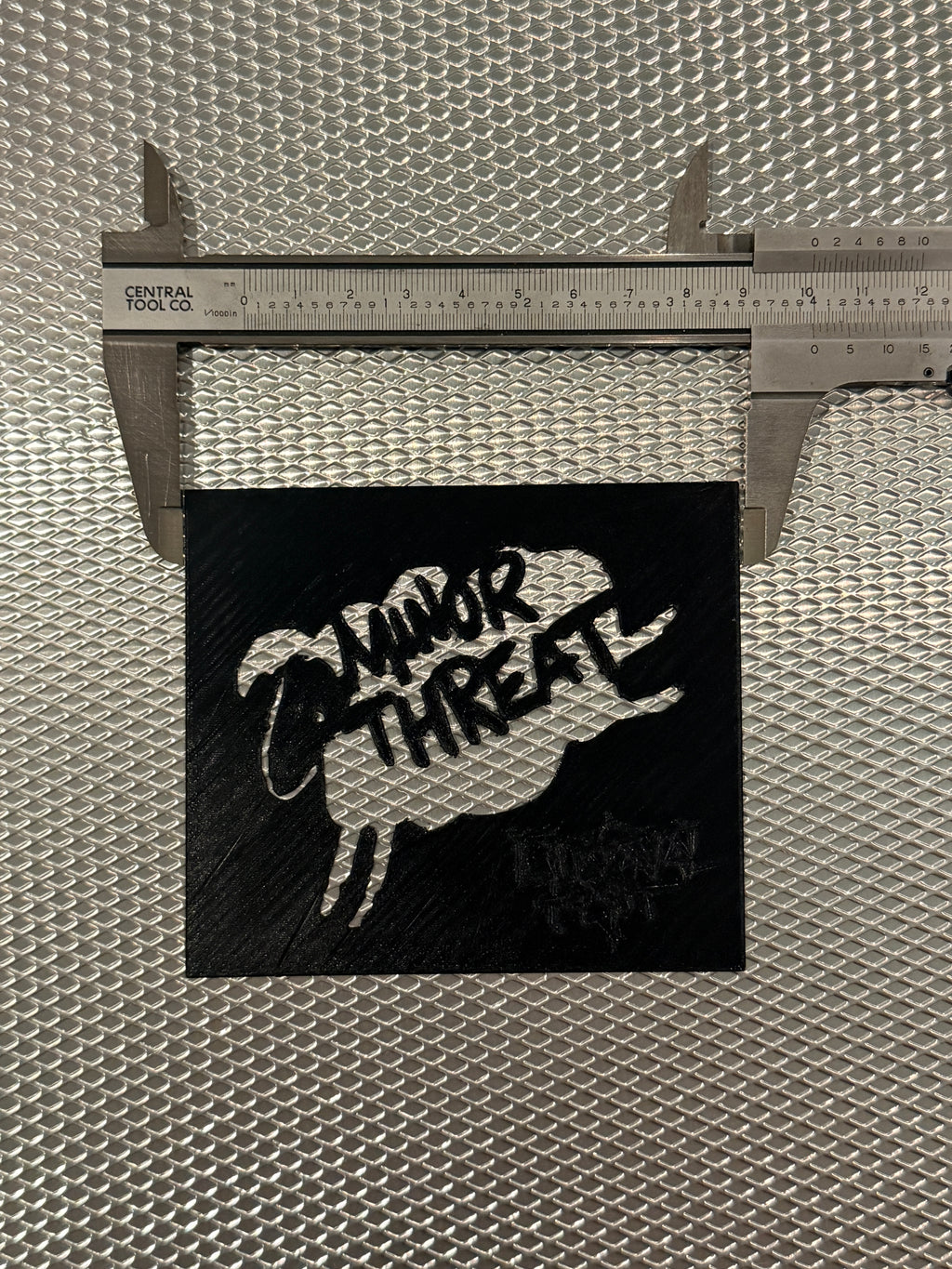 MINOR THREAT SHEEP LOGO STENCIL