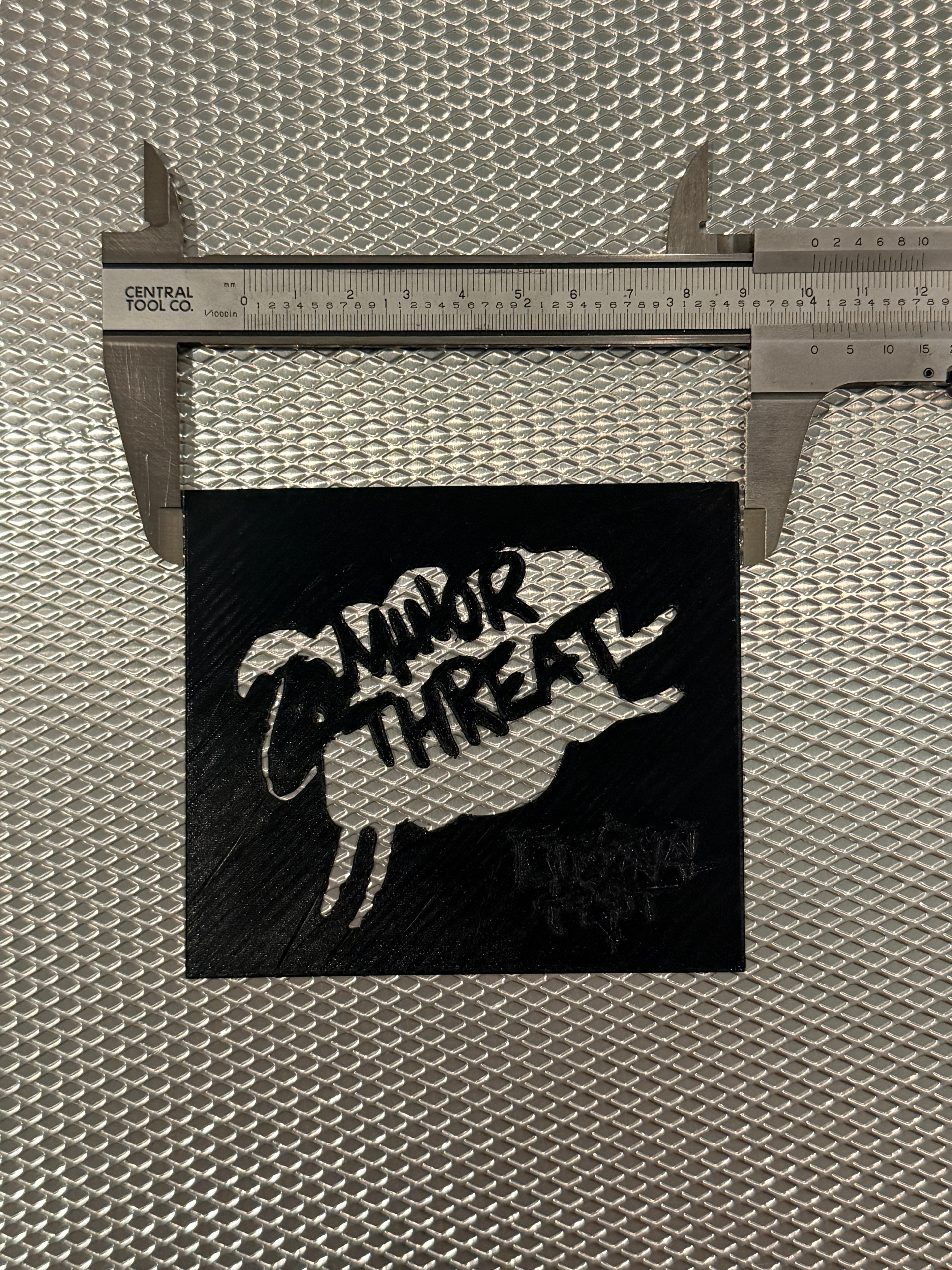 MINOR THREAT SHEEP LOGO STENCIL