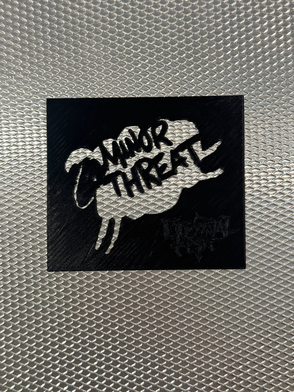MINOR THREAT SHEEP LOGO STENCIL