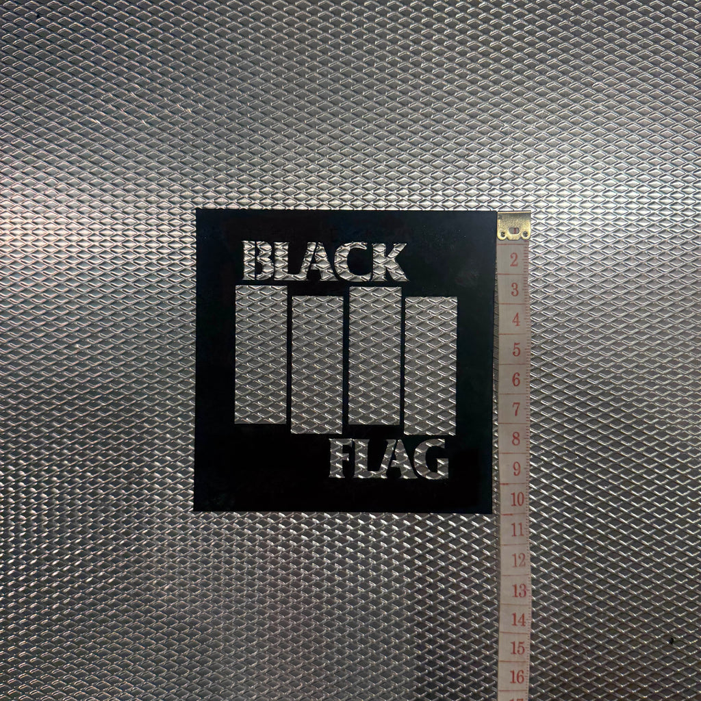 BLACK FLAG LOGO STENCIL