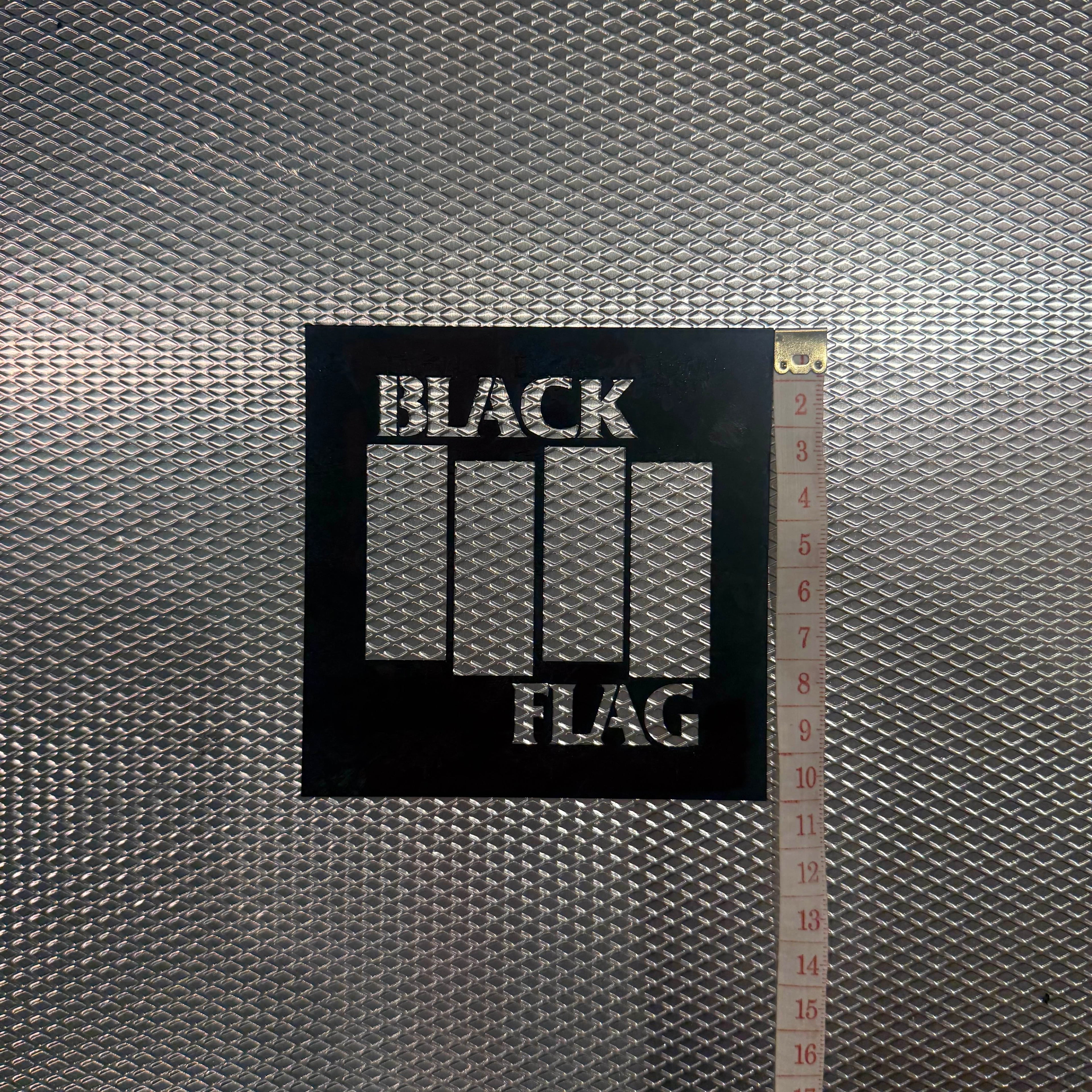 BLACK FLAG LOGO STENCIL