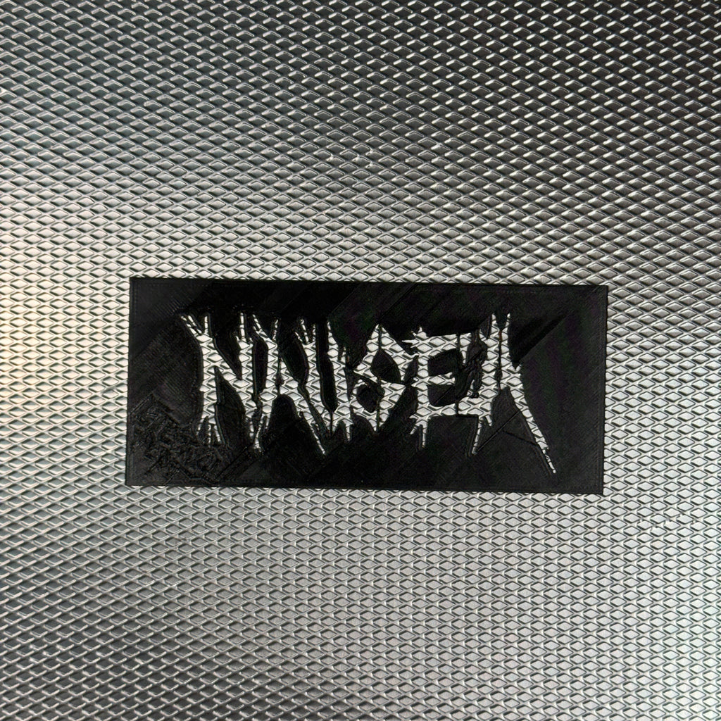 NAUSEA 1986 LOGO STENCIL