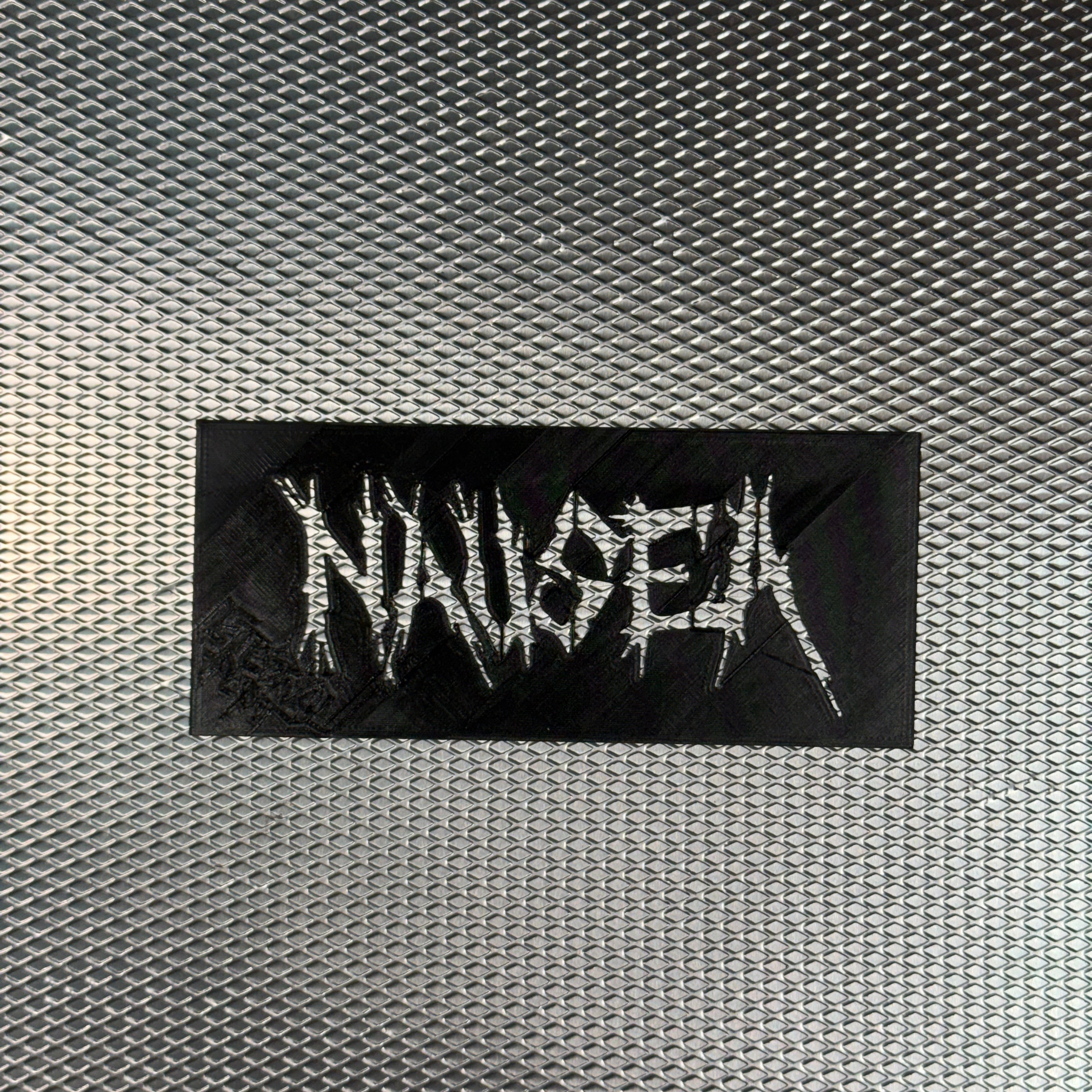 NAUSEA 1986 LOGO STENCIL
