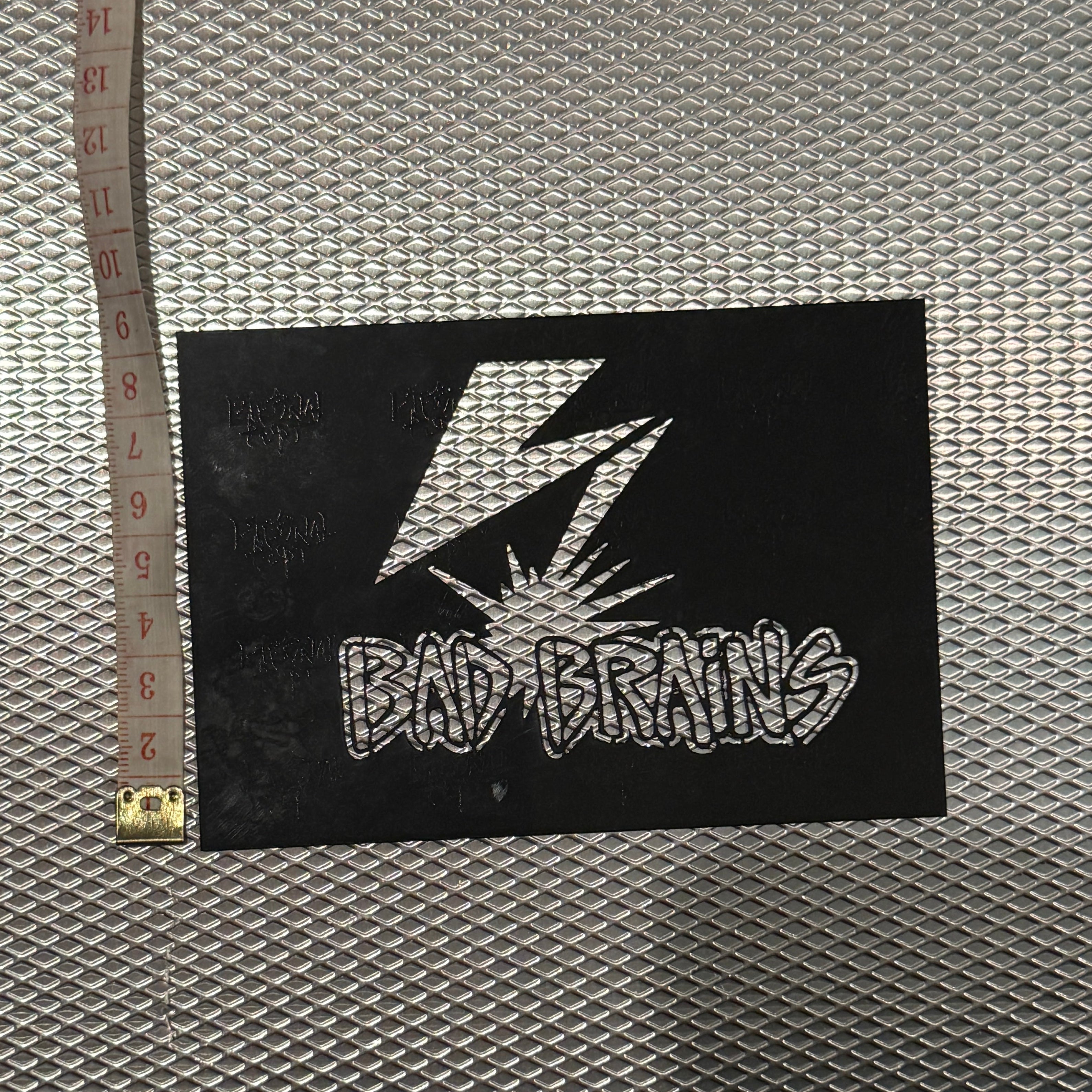 BAD BRAINS LOGO STENCIL