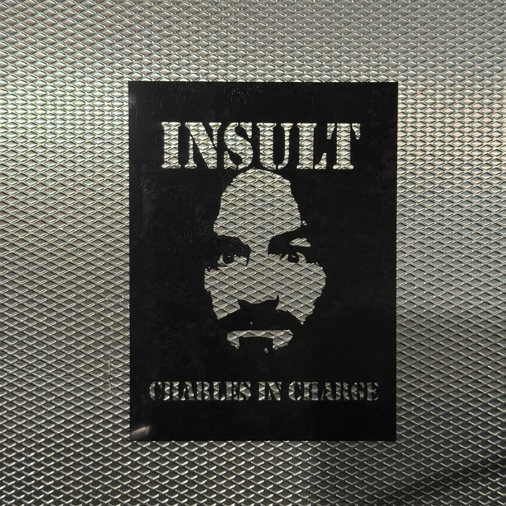 INSULT CHARLES IN CHARGE COVER STENCIL