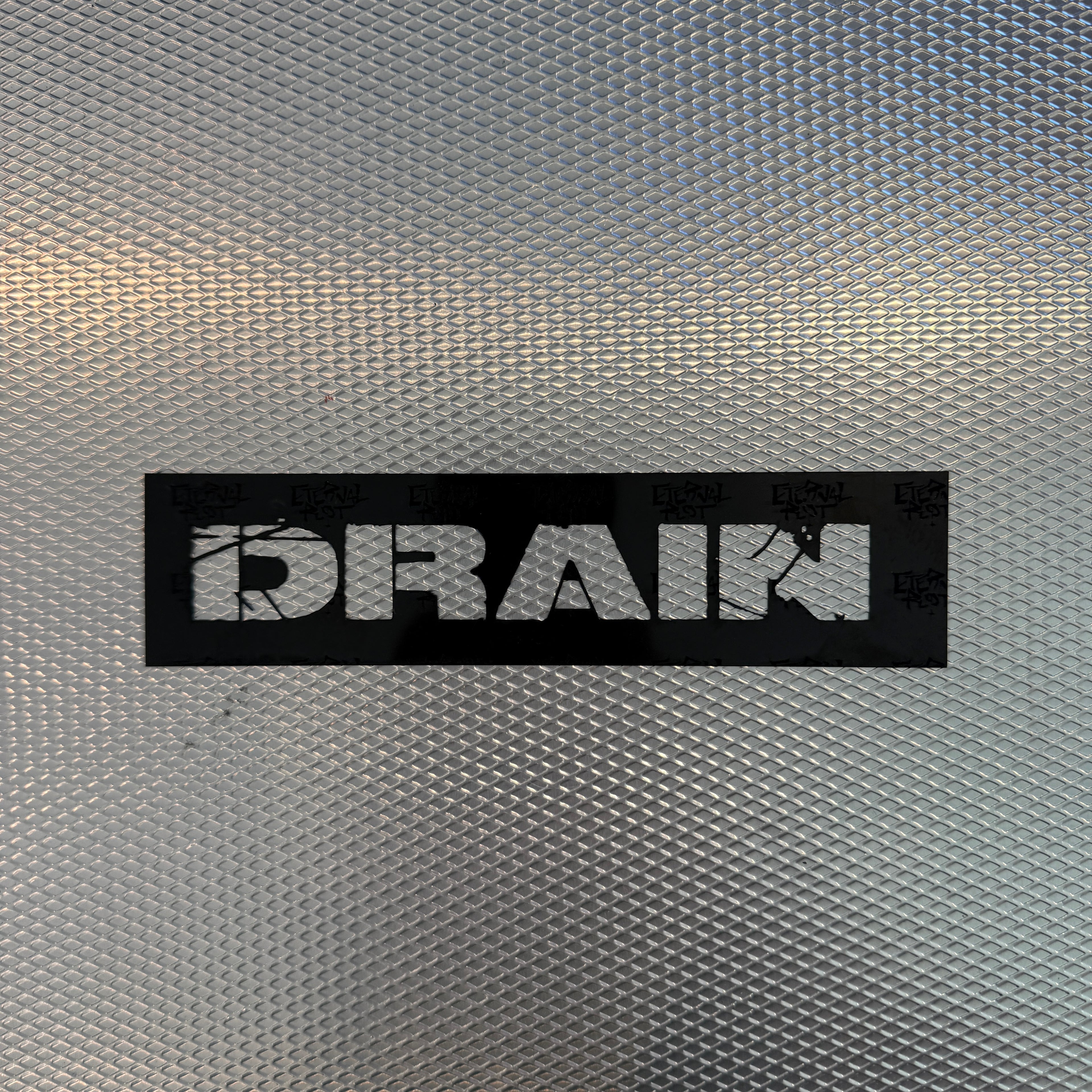 DRAIN LOGO STENCIL