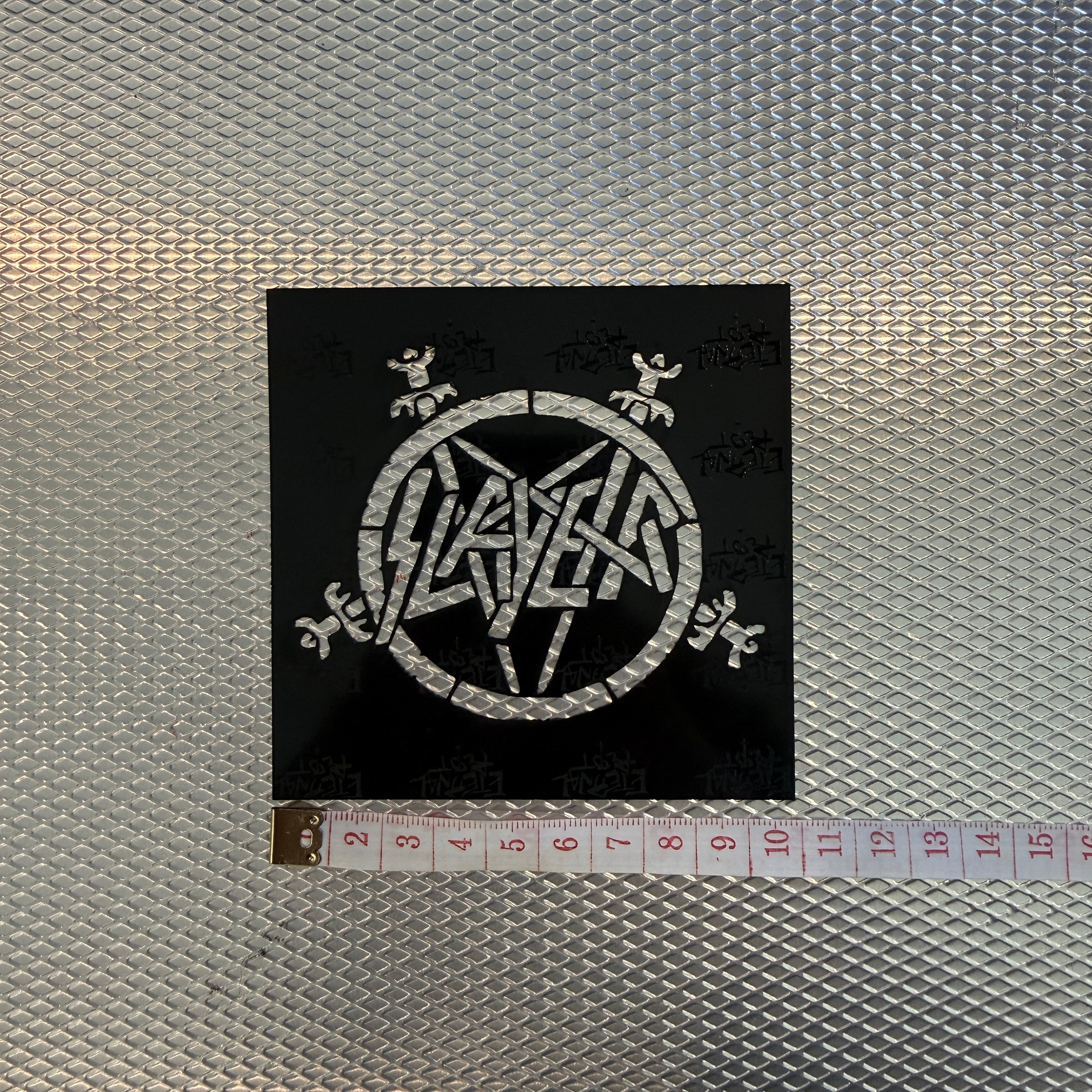 SLAYER PENTAGRAM LOGO STENCIL