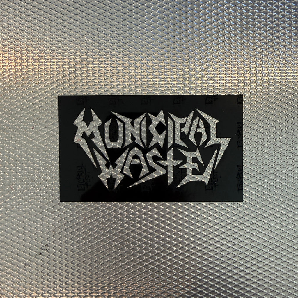 MUNICIPAL WASTE LOGO STENCIL
