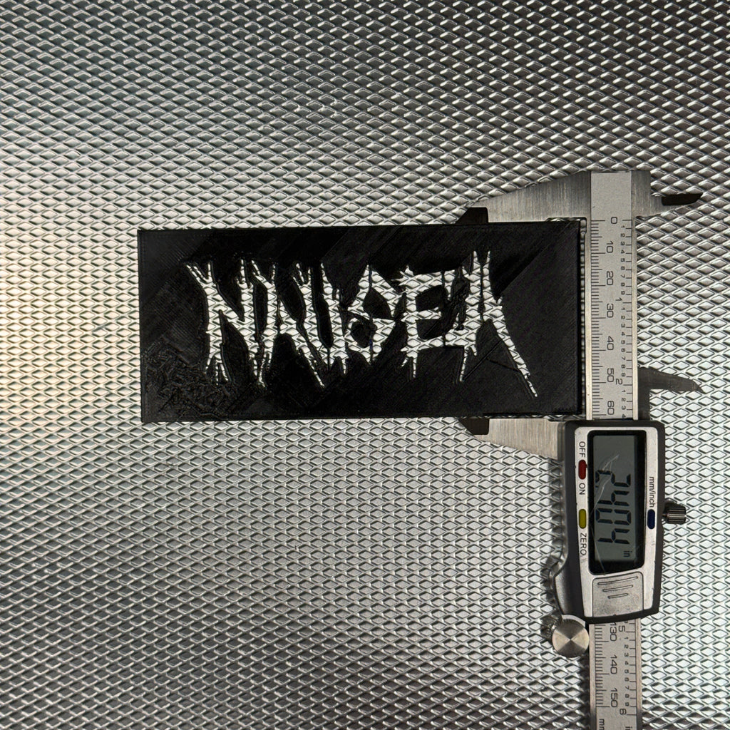 NAUSEA 1986 LOGO STENCIL