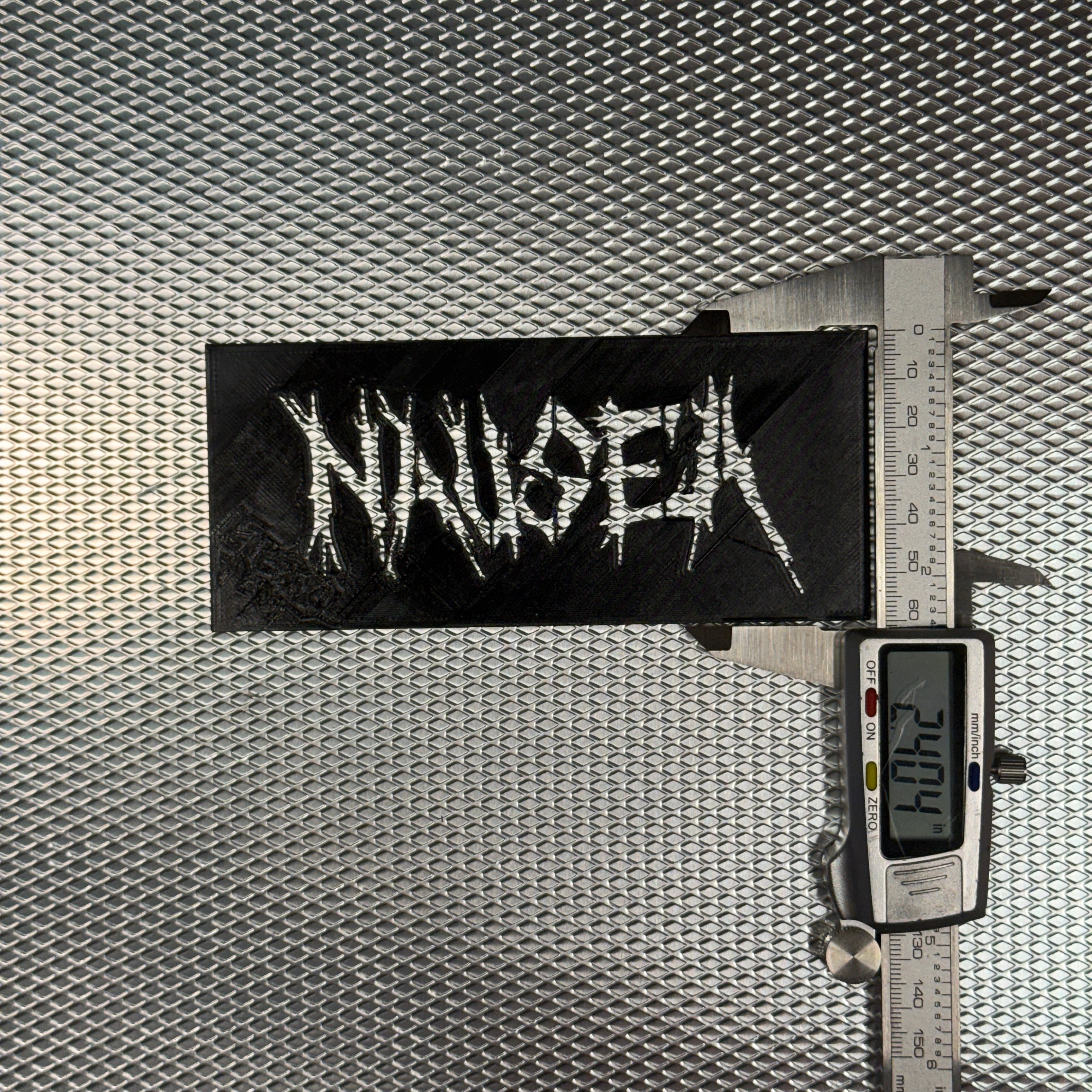 NAUSEA 1986 LOGO STENCIL
