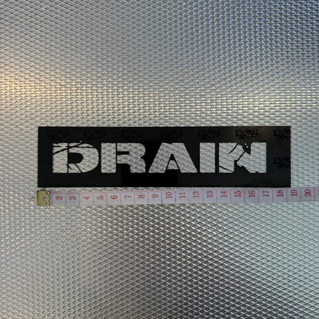 DRAIN LOGO STENCIL