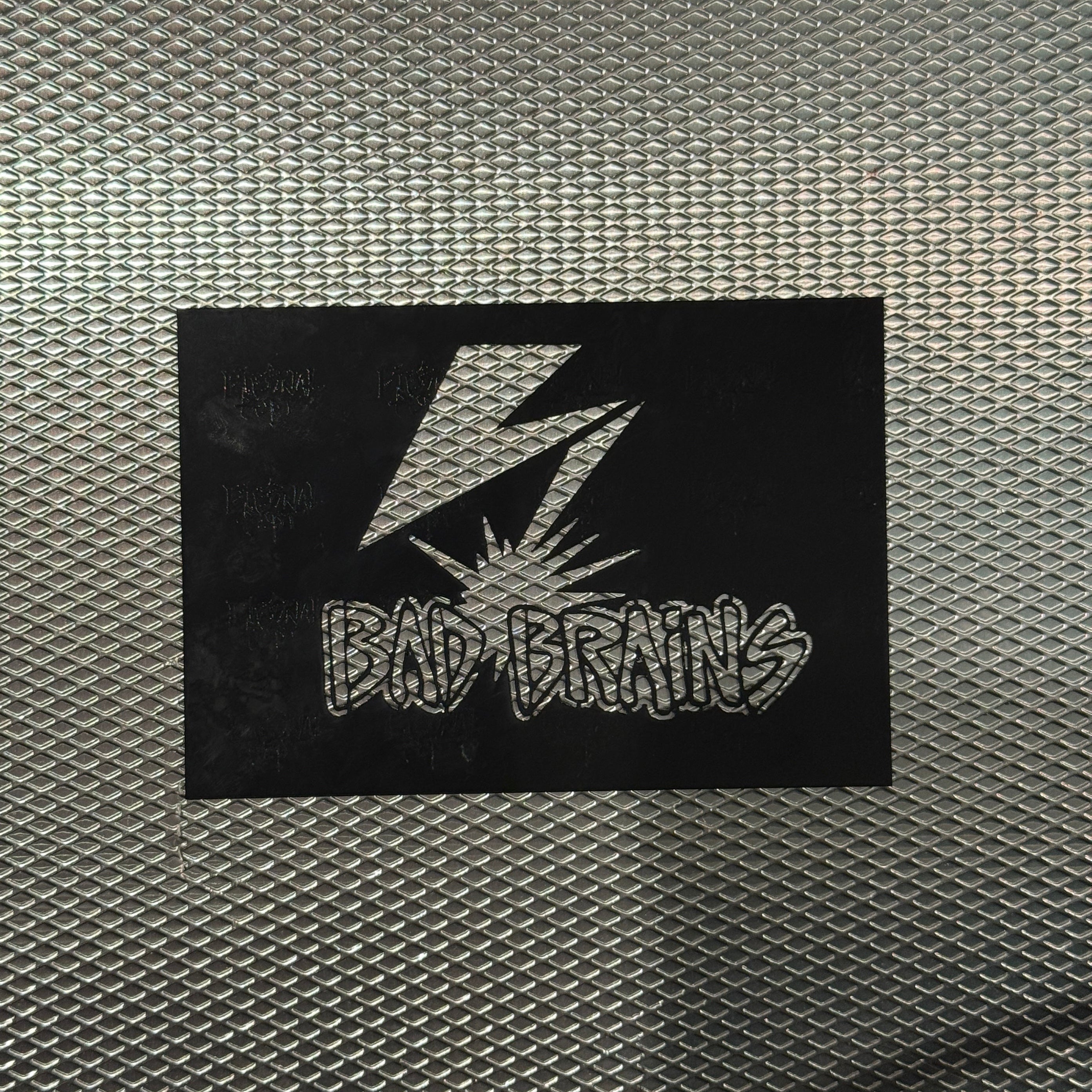 BAD BRAINS LOGO STENCIL