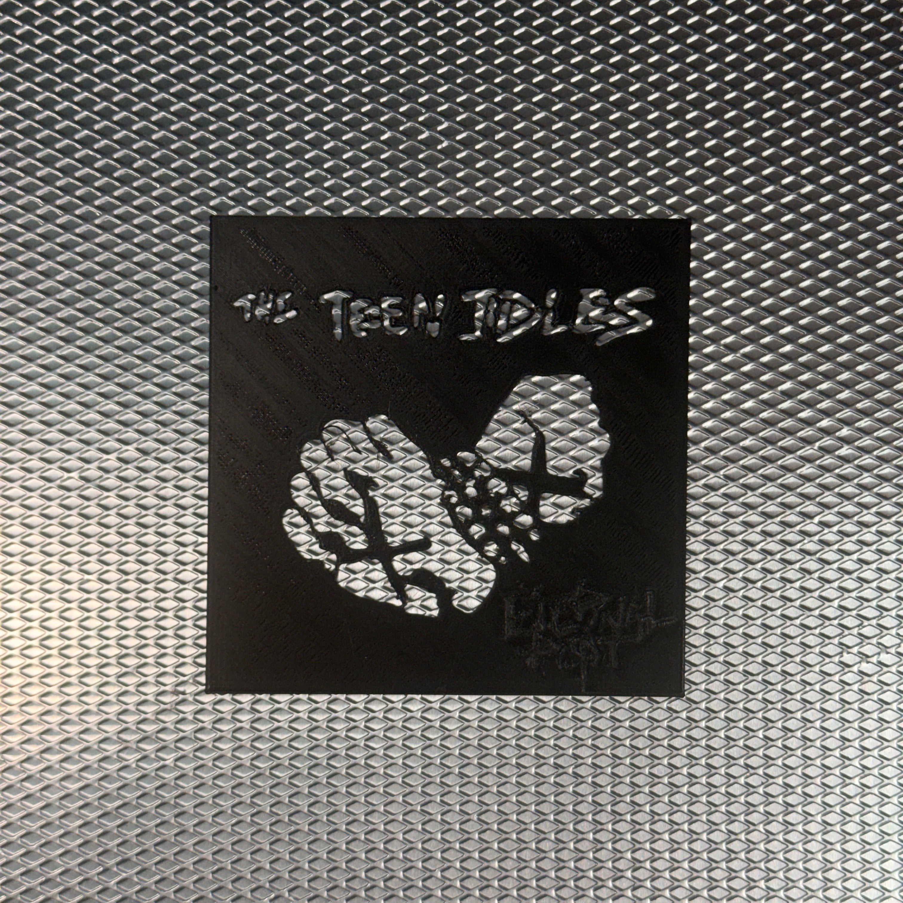 TEEN IDLES LOGO STENCIL