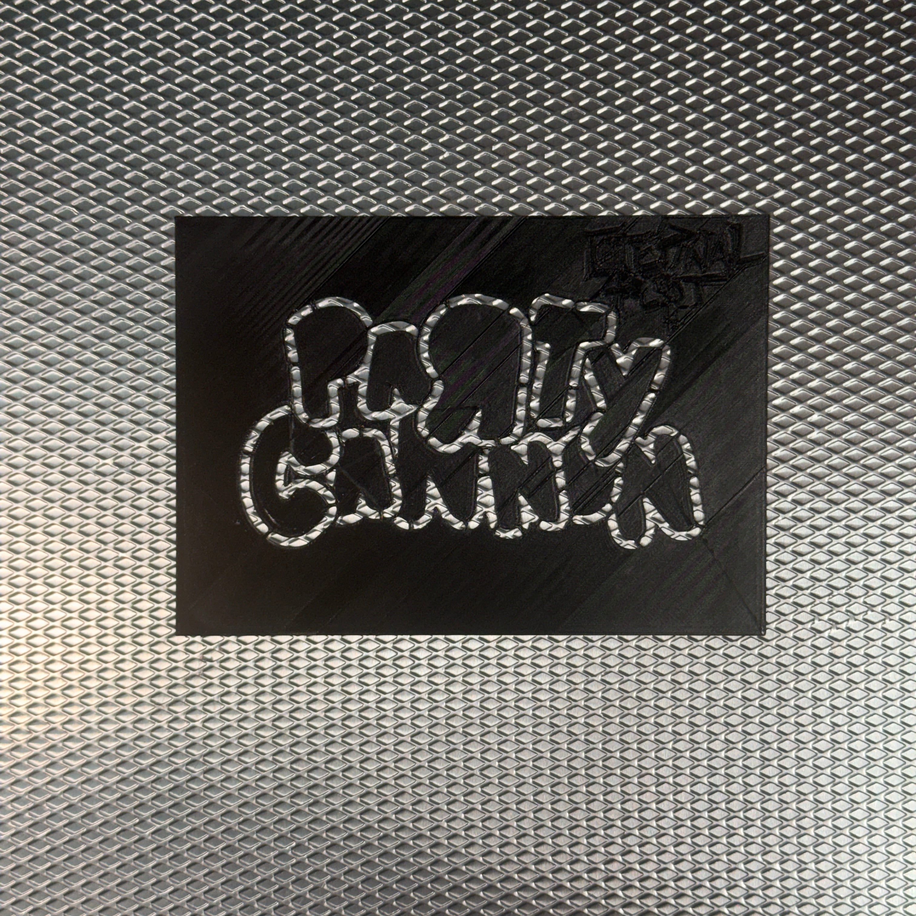PARTY CANNON LOGO STENCIL