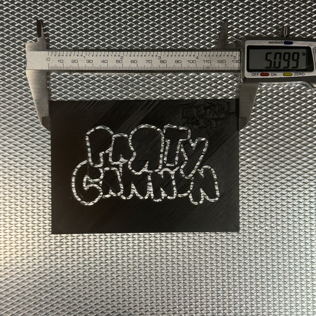 PARTY CANNON LOGO STENCIL