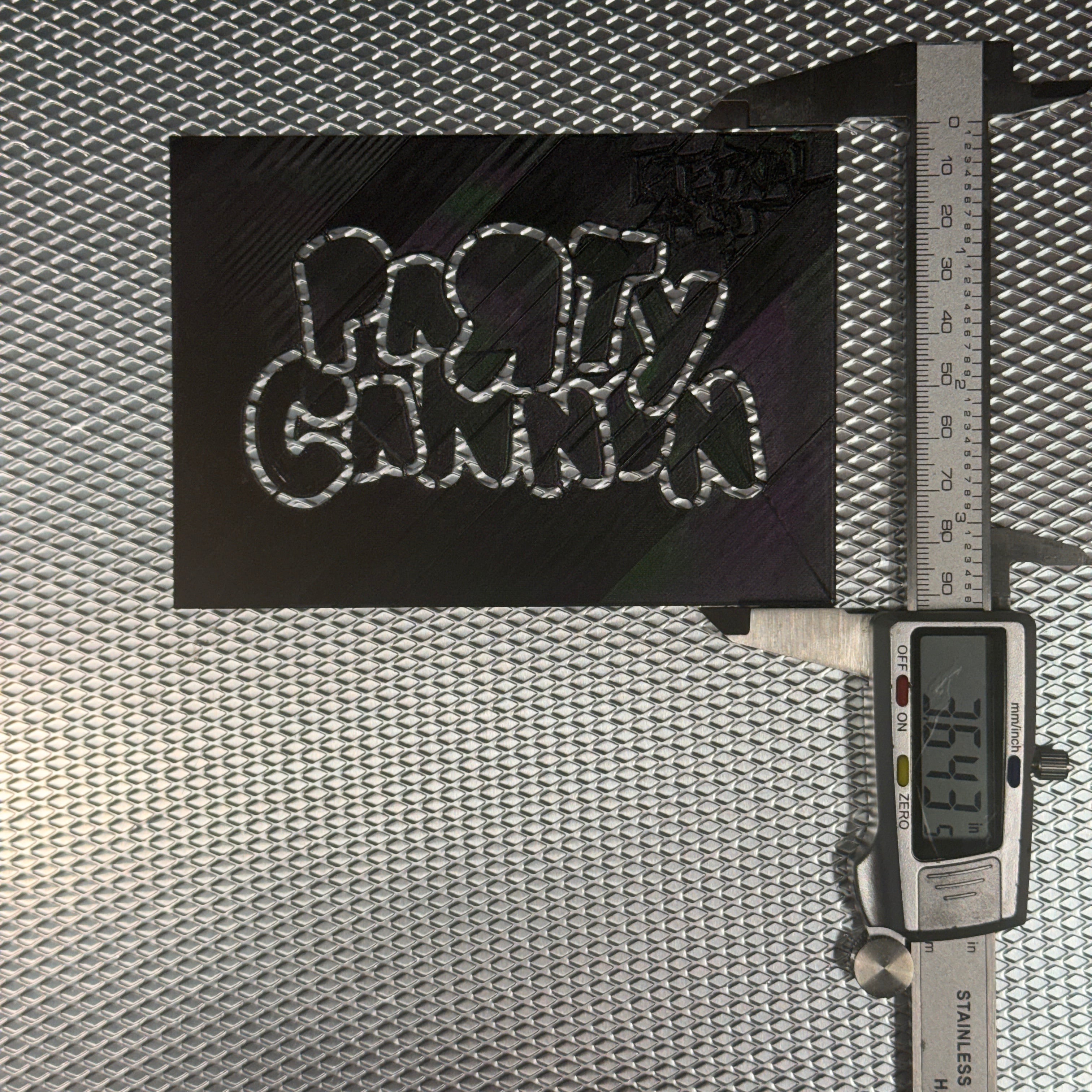 PARTY CANNON LOGO STENCIL