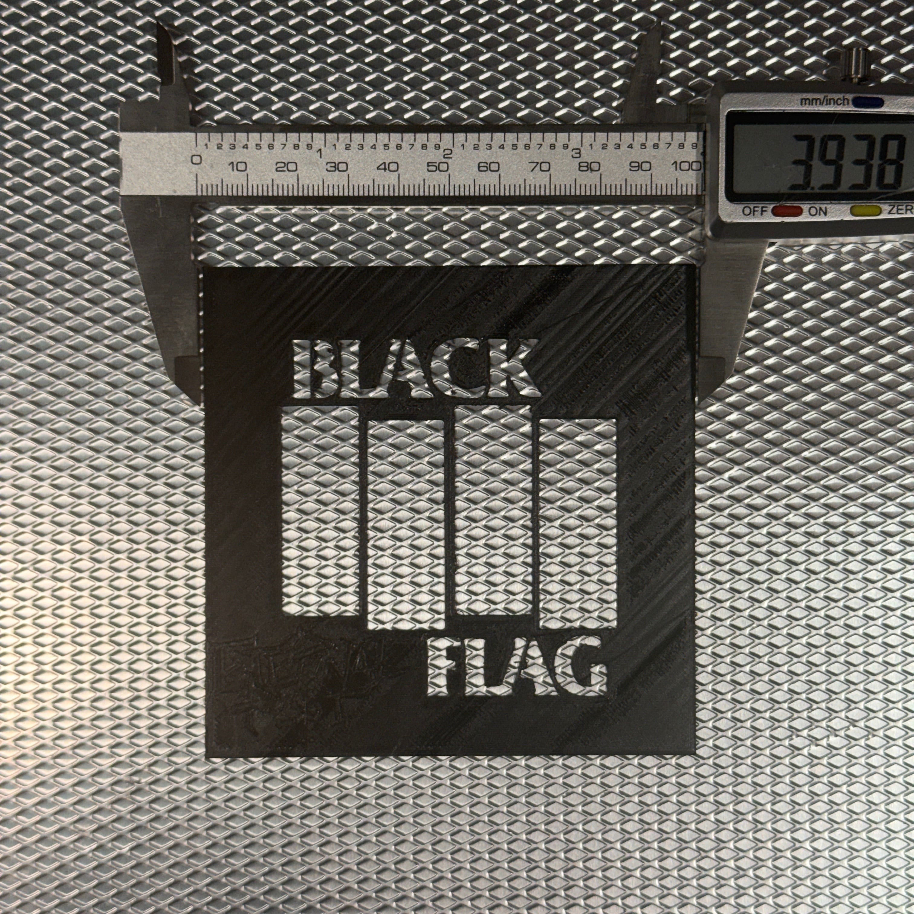 BLACK FLAG LOGO STENCIL