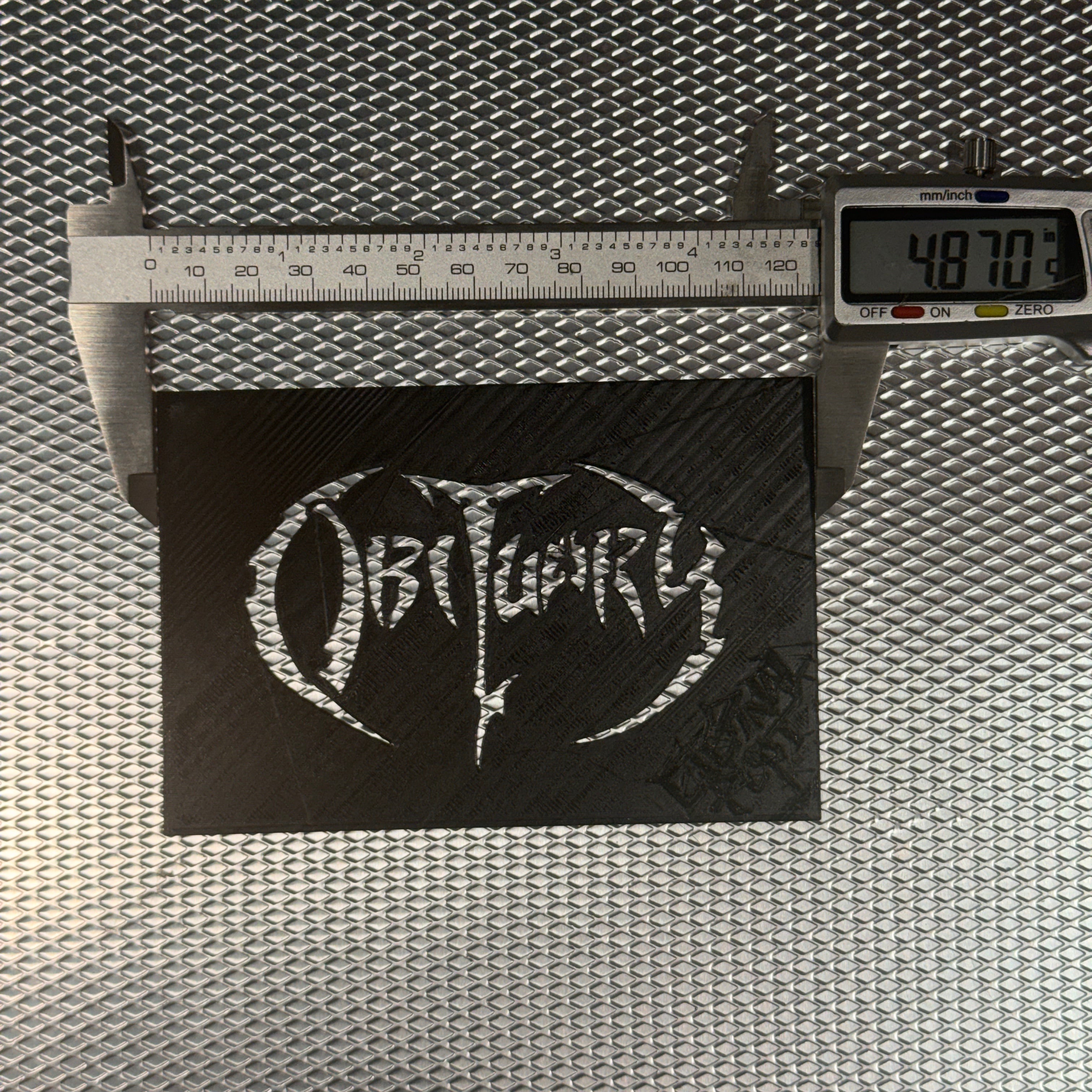 OBITUARY LOGO STENCIL