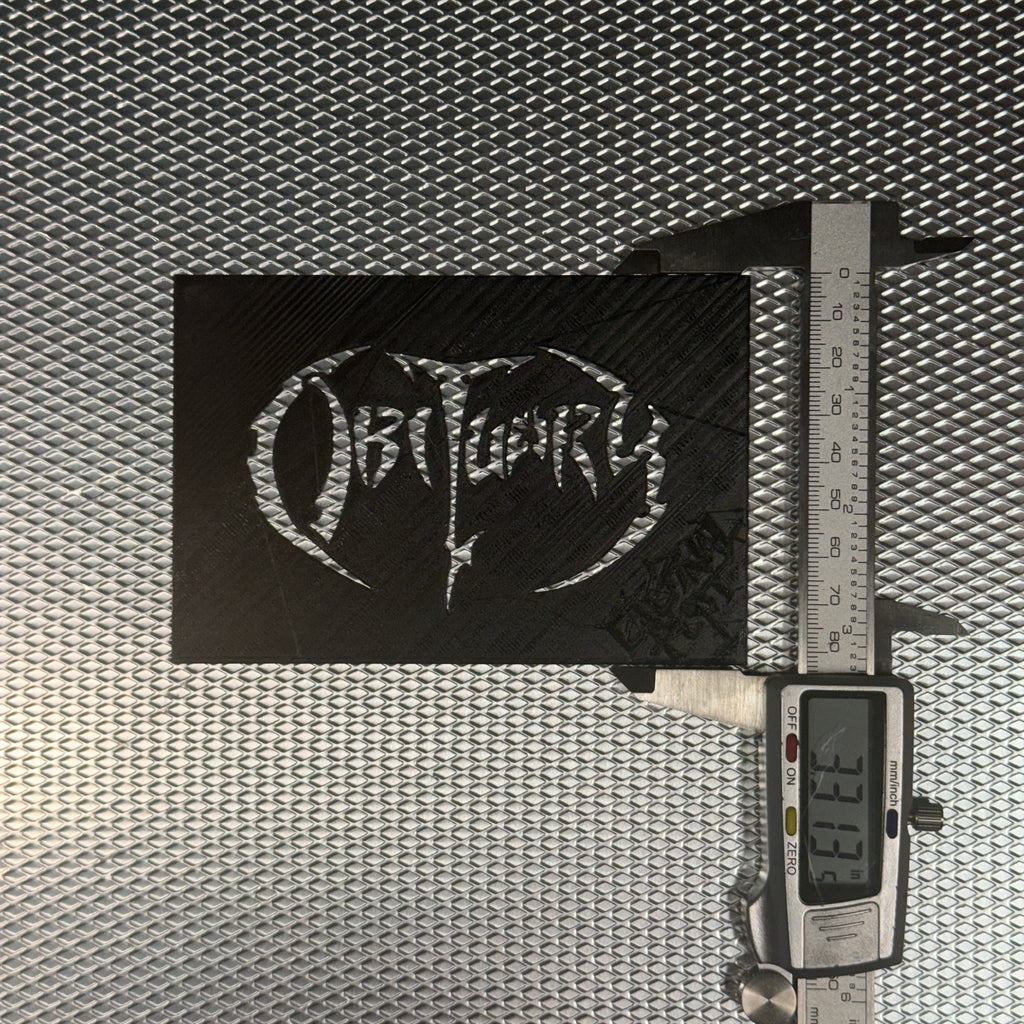 OBITUARY LOGO STENCIL
