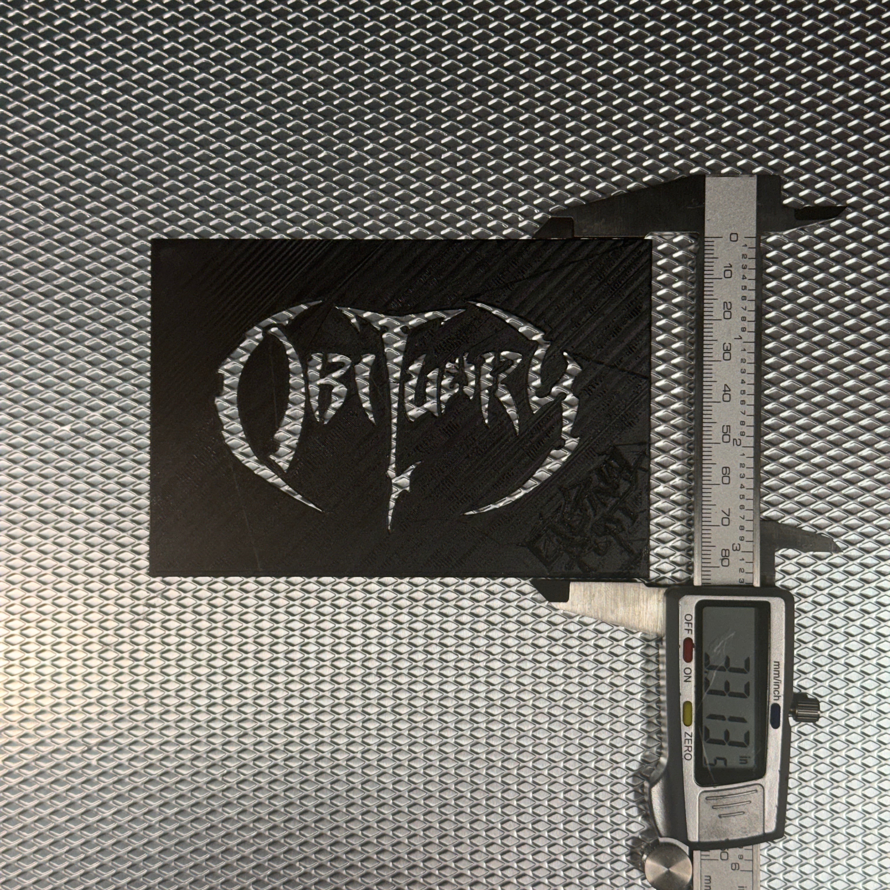 OBITUARY LOGO STENCIL