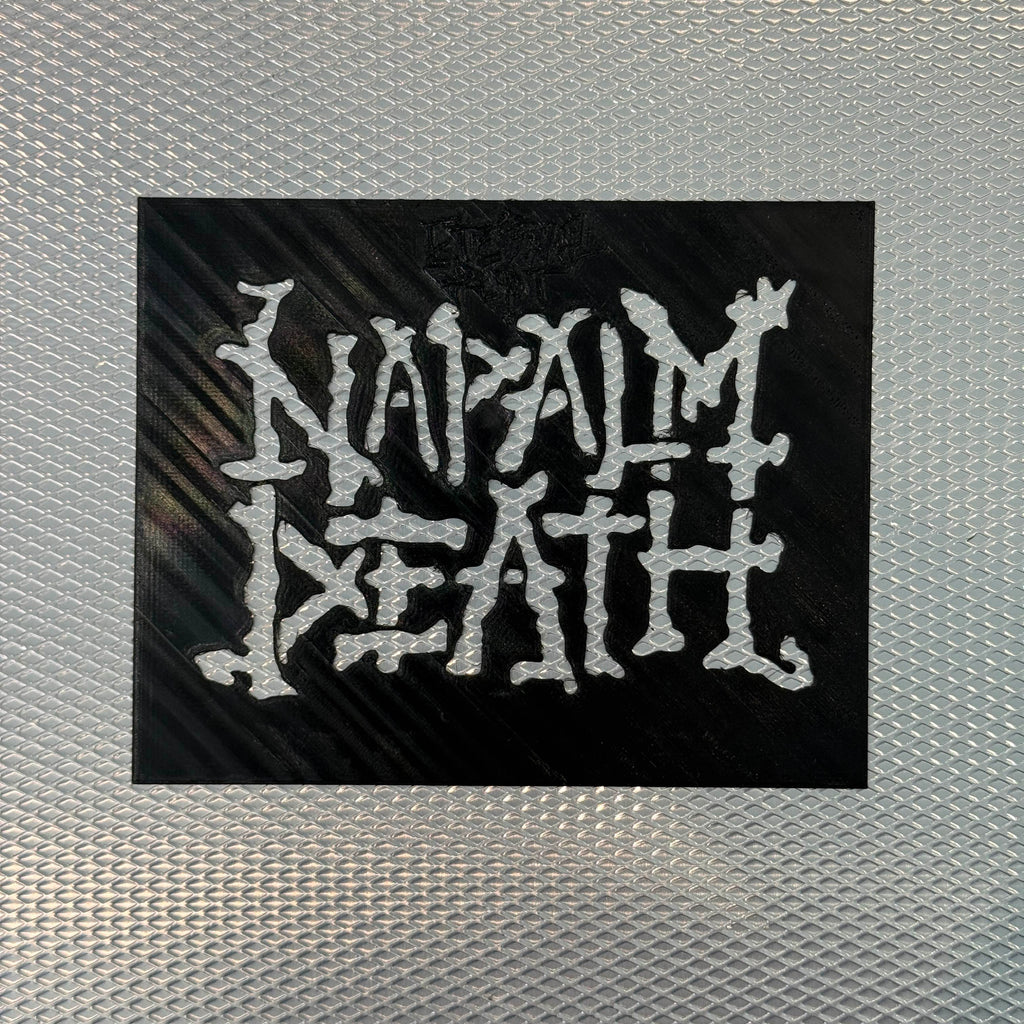 Napalm Death Logo Stencil
