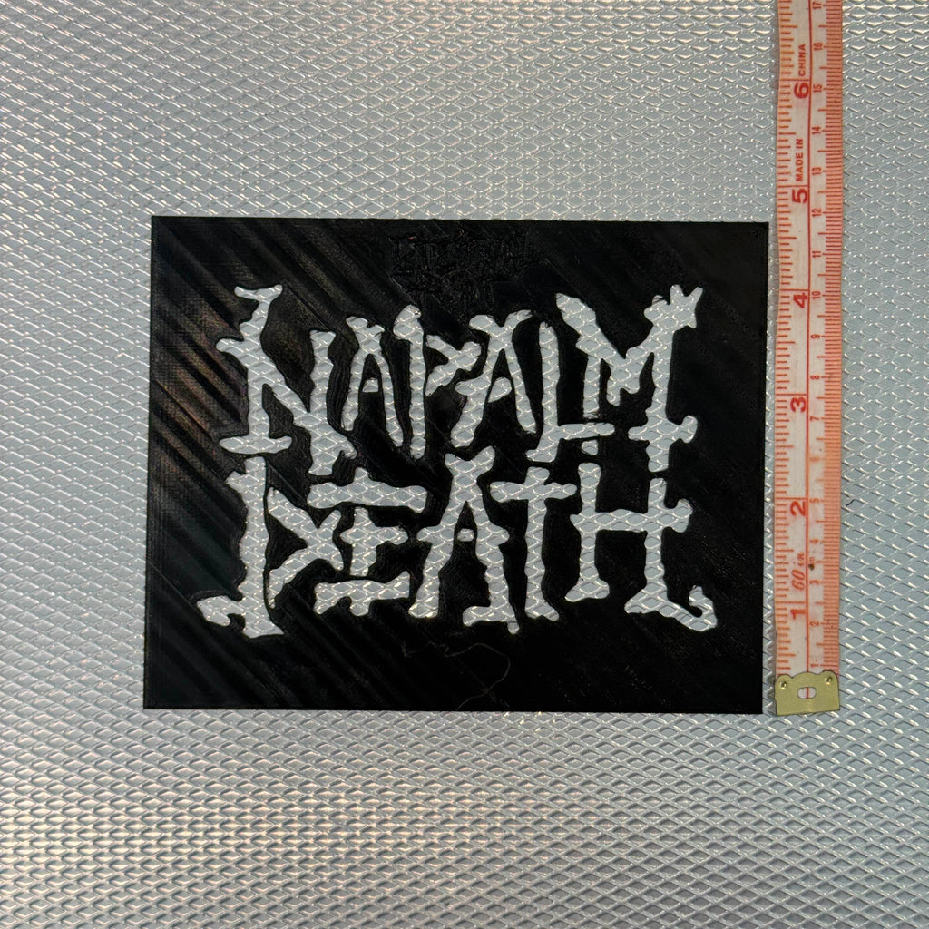 Napalm Death Logo Stencil