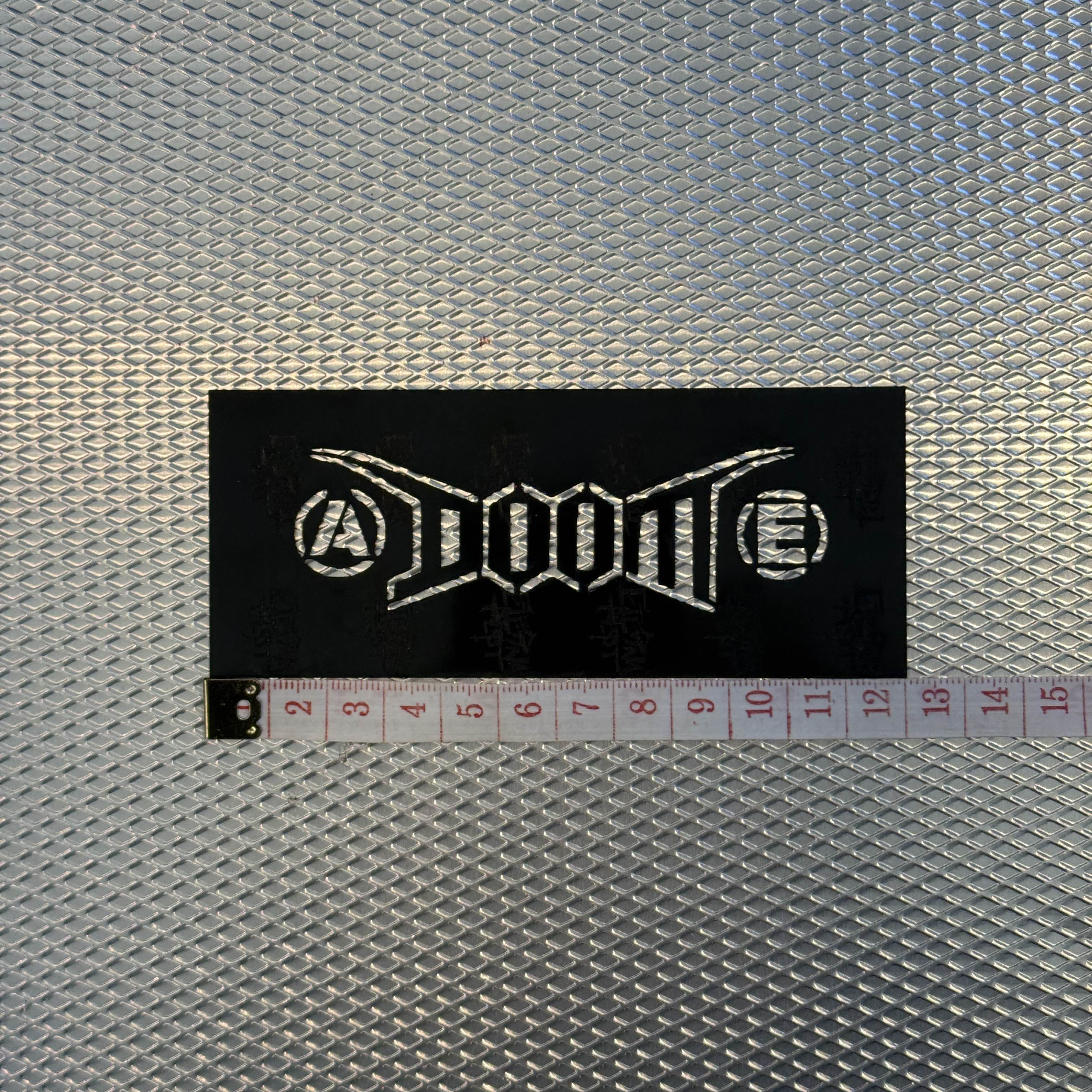 DOOM BAND LOGO STENCIL