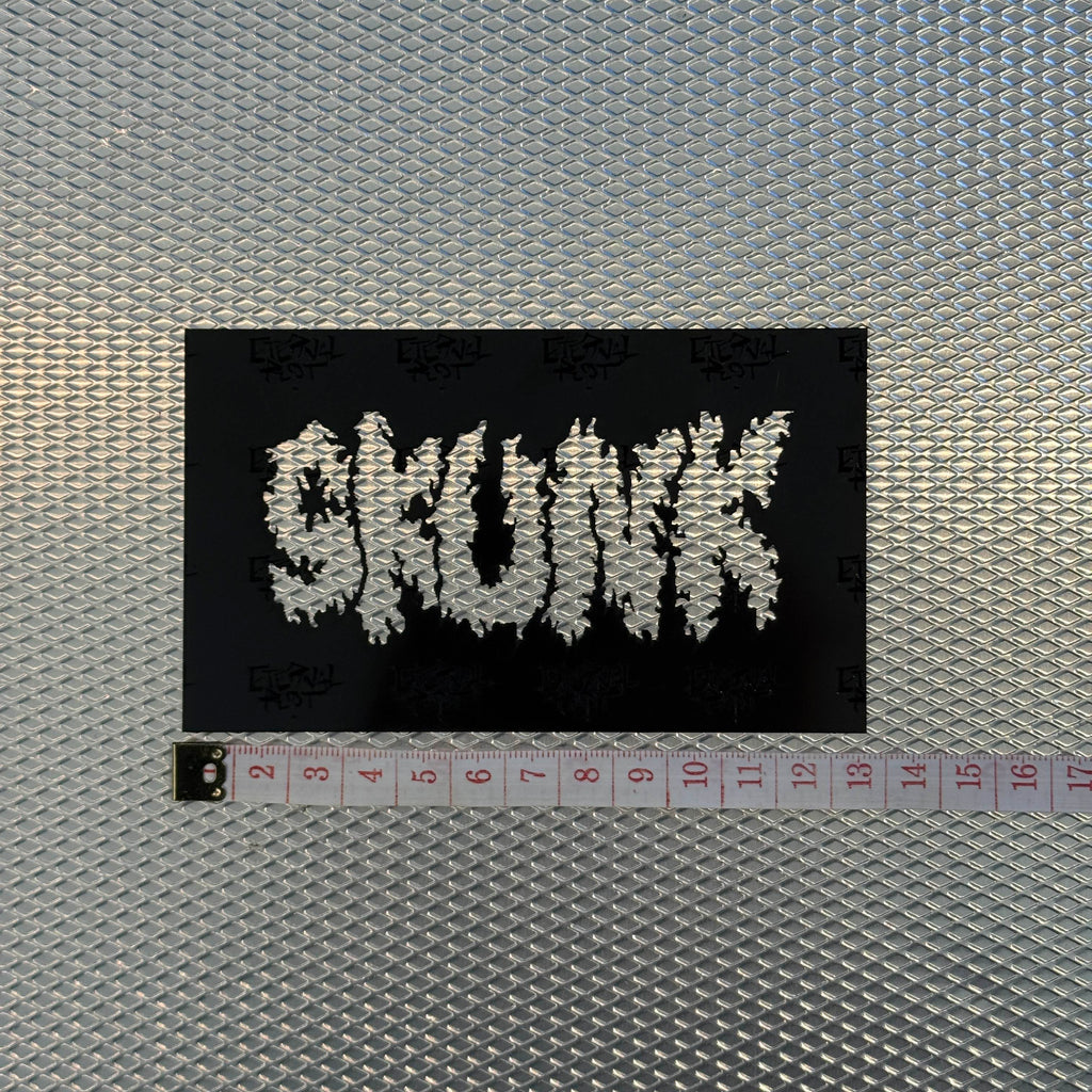 Skunk Band Logo Stencil