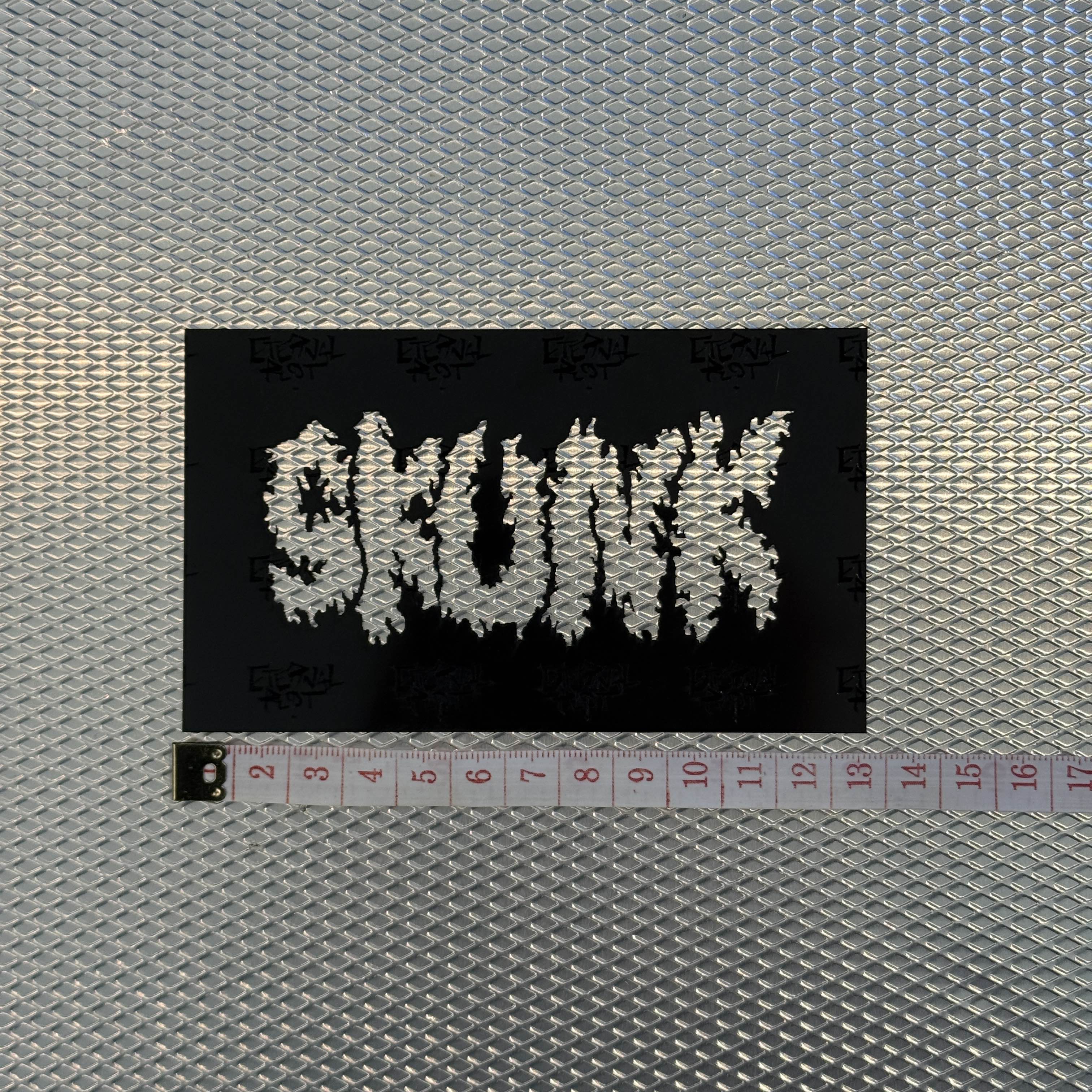 Skunk Band Logo Stencil