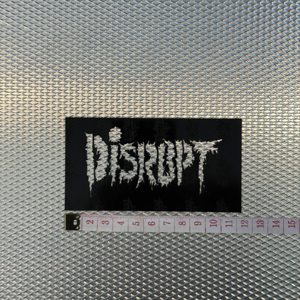 Disrupt Band Logo Stencil