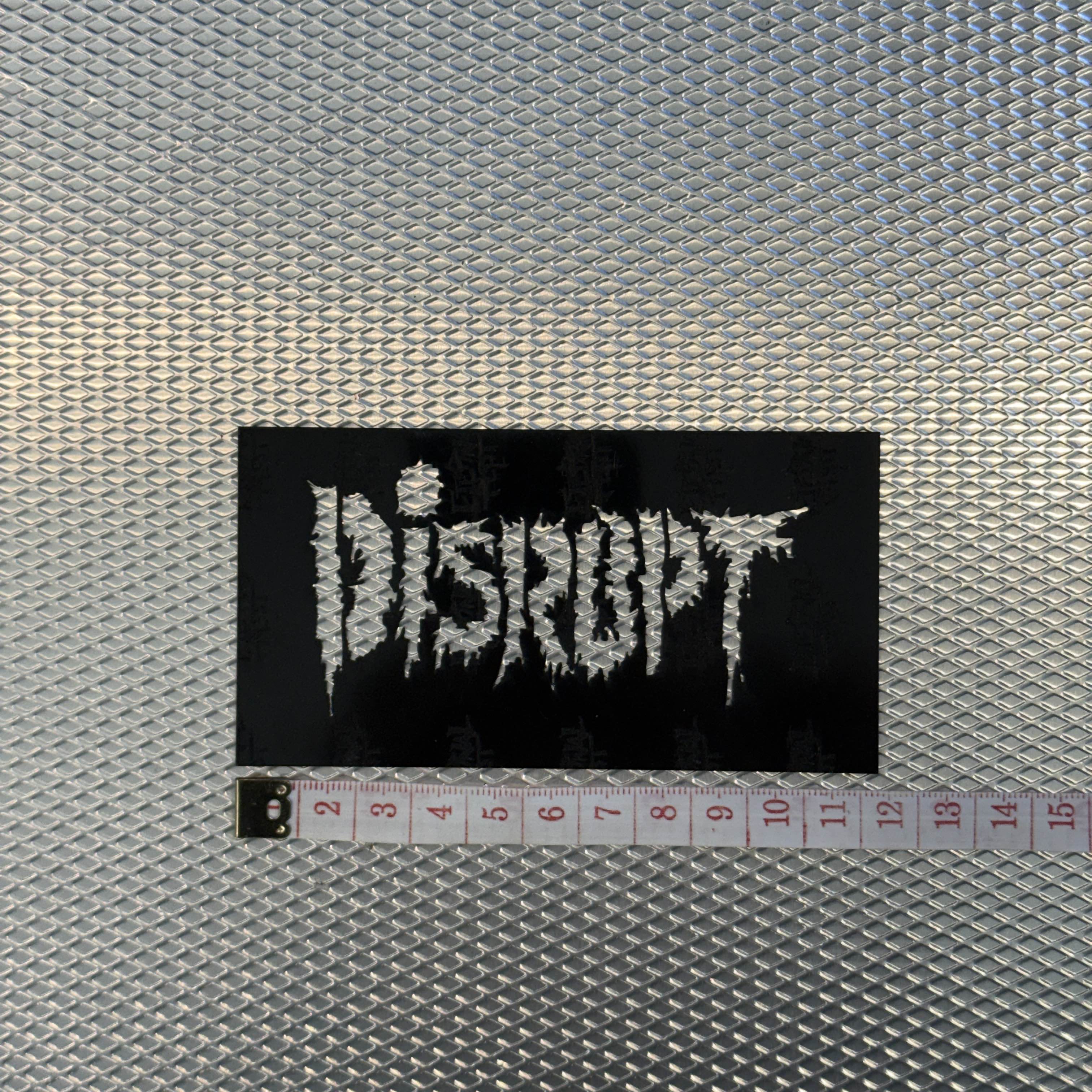 Disrupt Band Logo Stencil