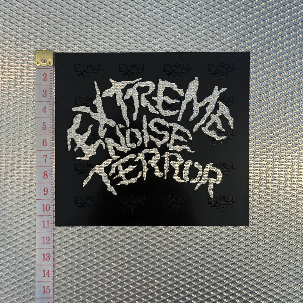 Extreme Noise Terror Band Logo Stencil