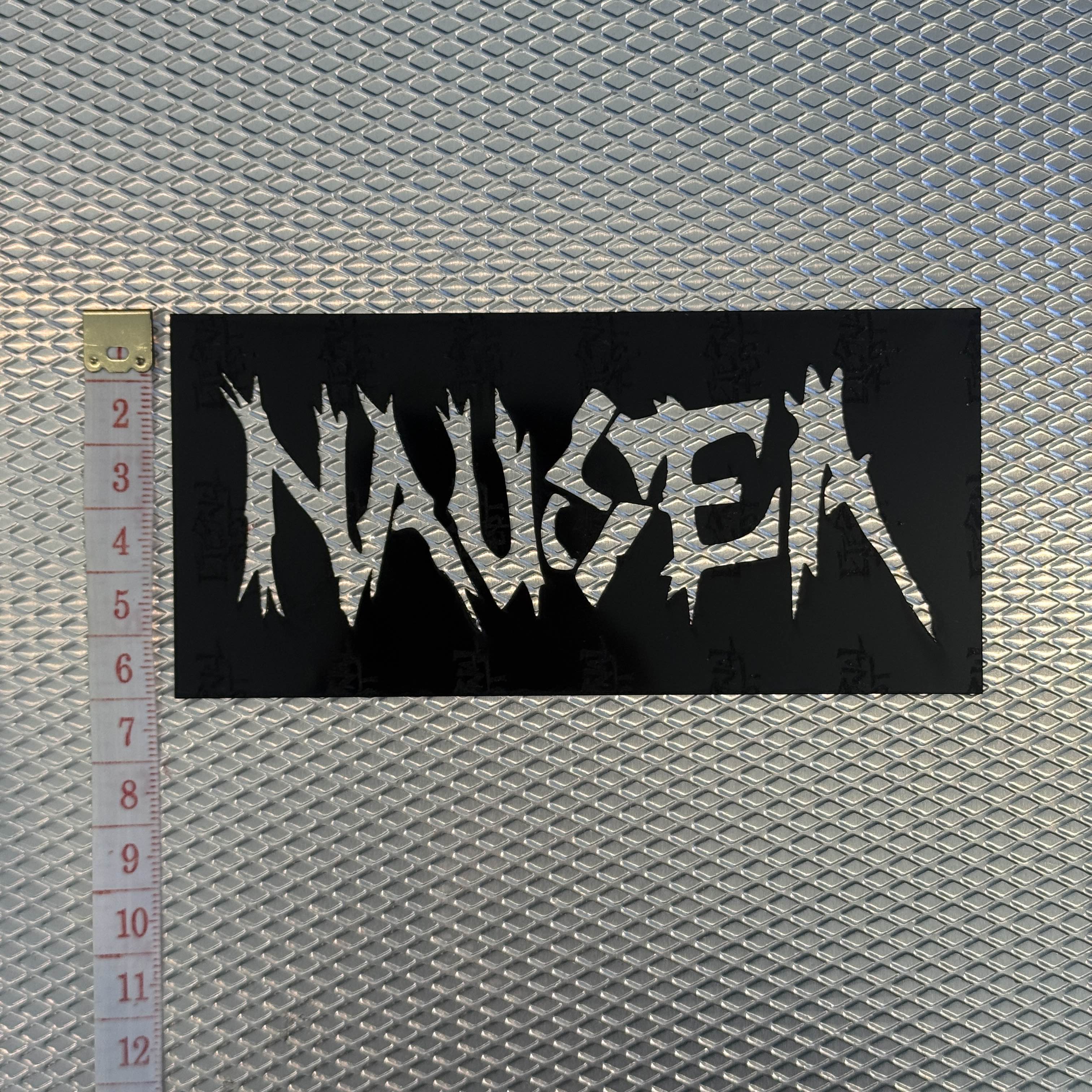 NAUSEA 1986 LOGO STENCIL
