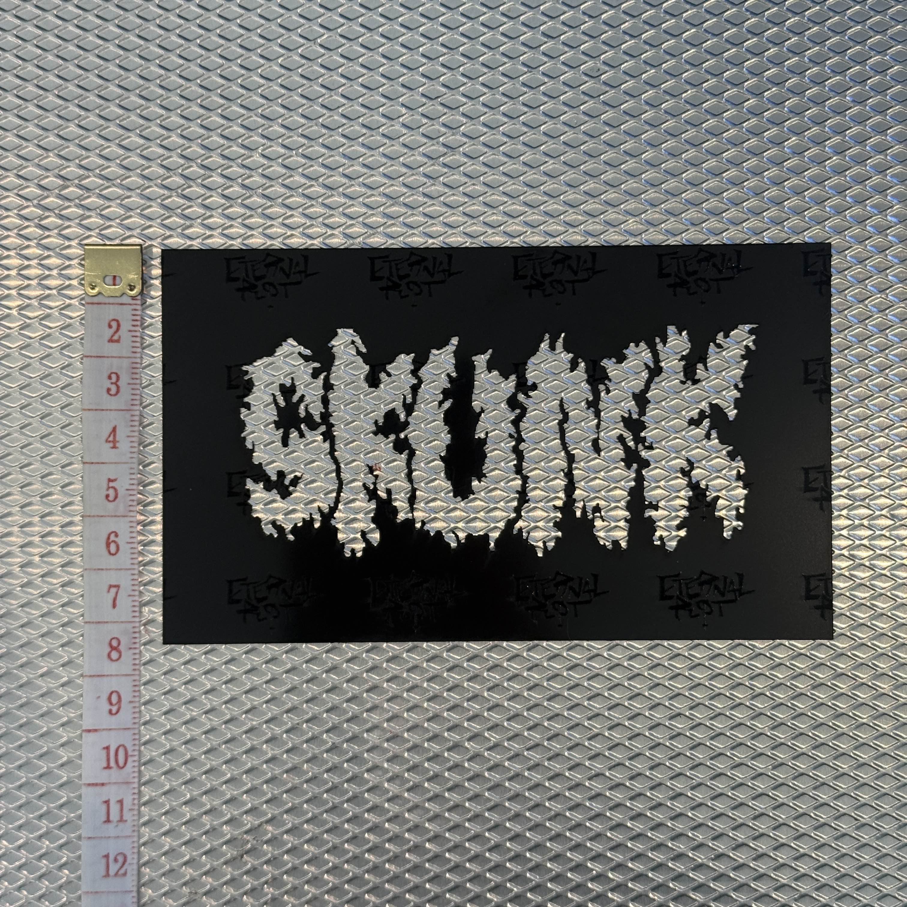 Skunk Band Logo Stencil
