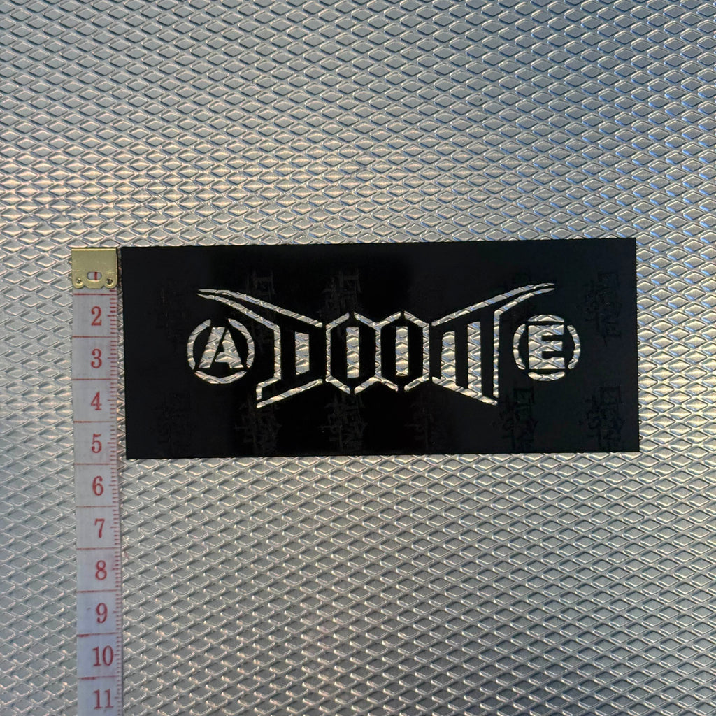 DOOM BAND LOGO STENCIL