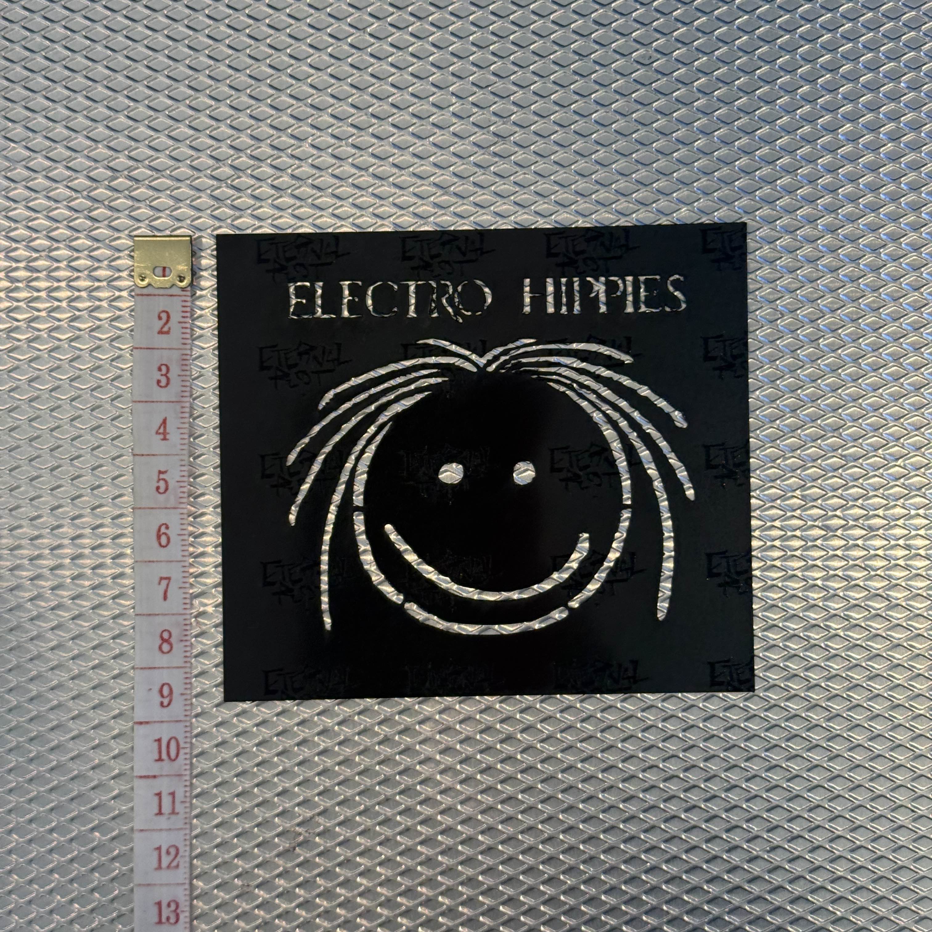 Electro Hippies Band Logo Stencil