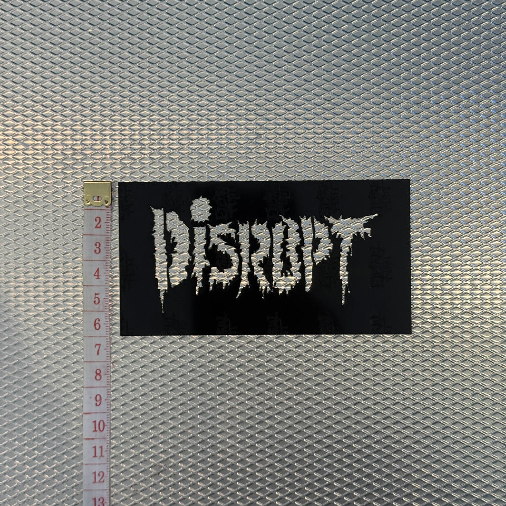 Disrupt Band Logo Stencil