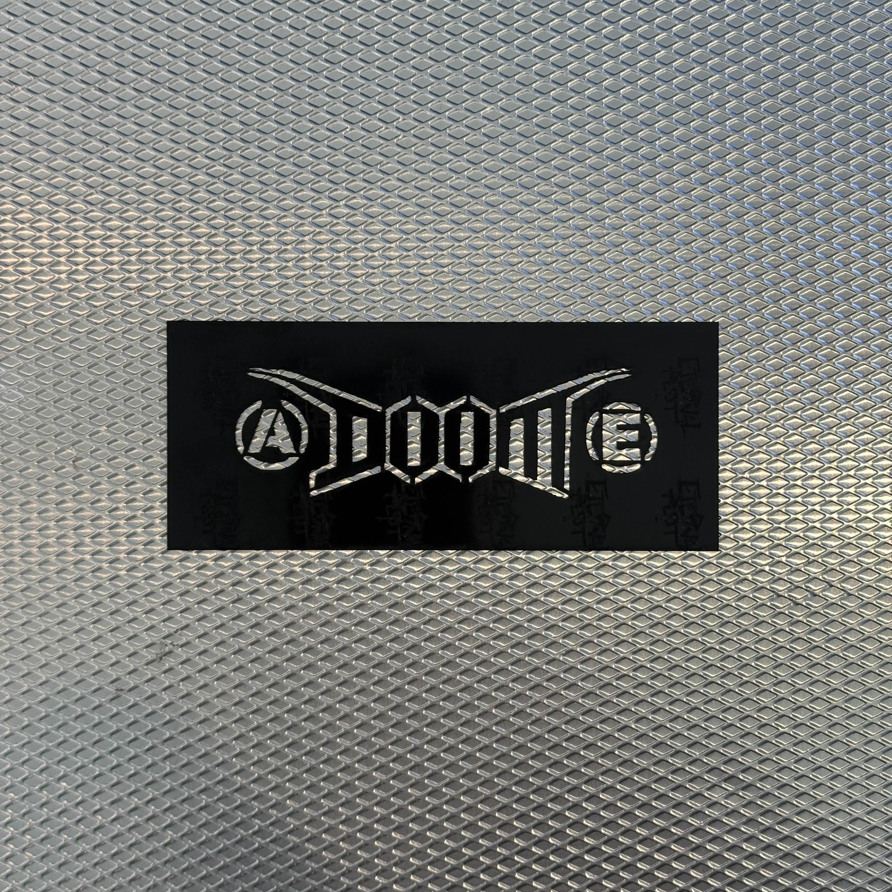 DOOM BAND LOGO STENCIL
