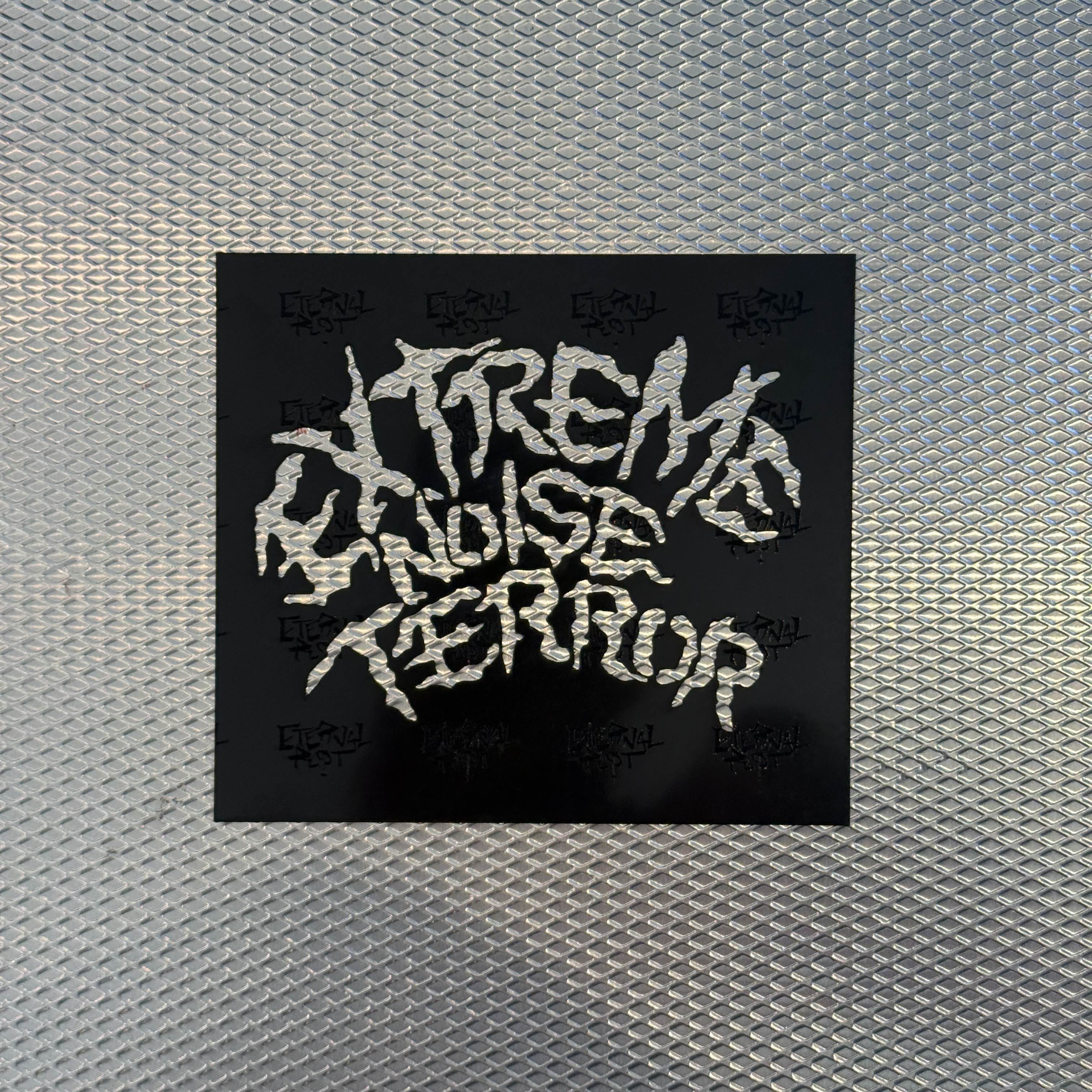 Extreme Noise Terror Band Logo Stencil