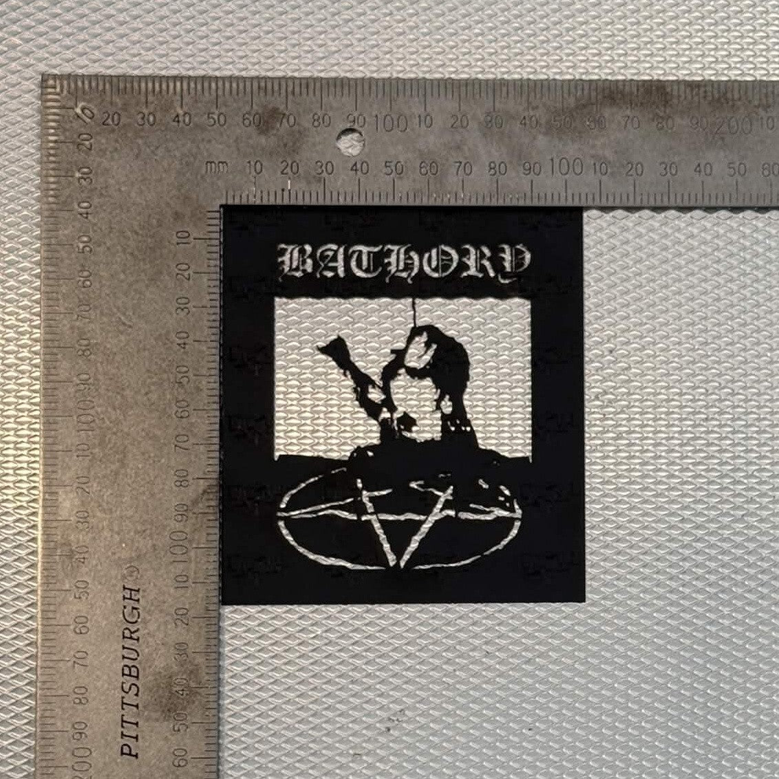 Bathory Logo Stencil