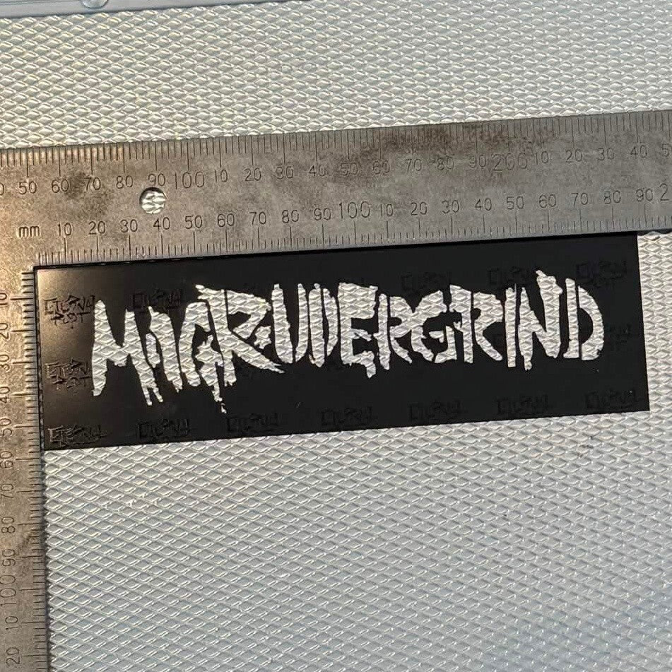 Magrudergrind Logo Stencil