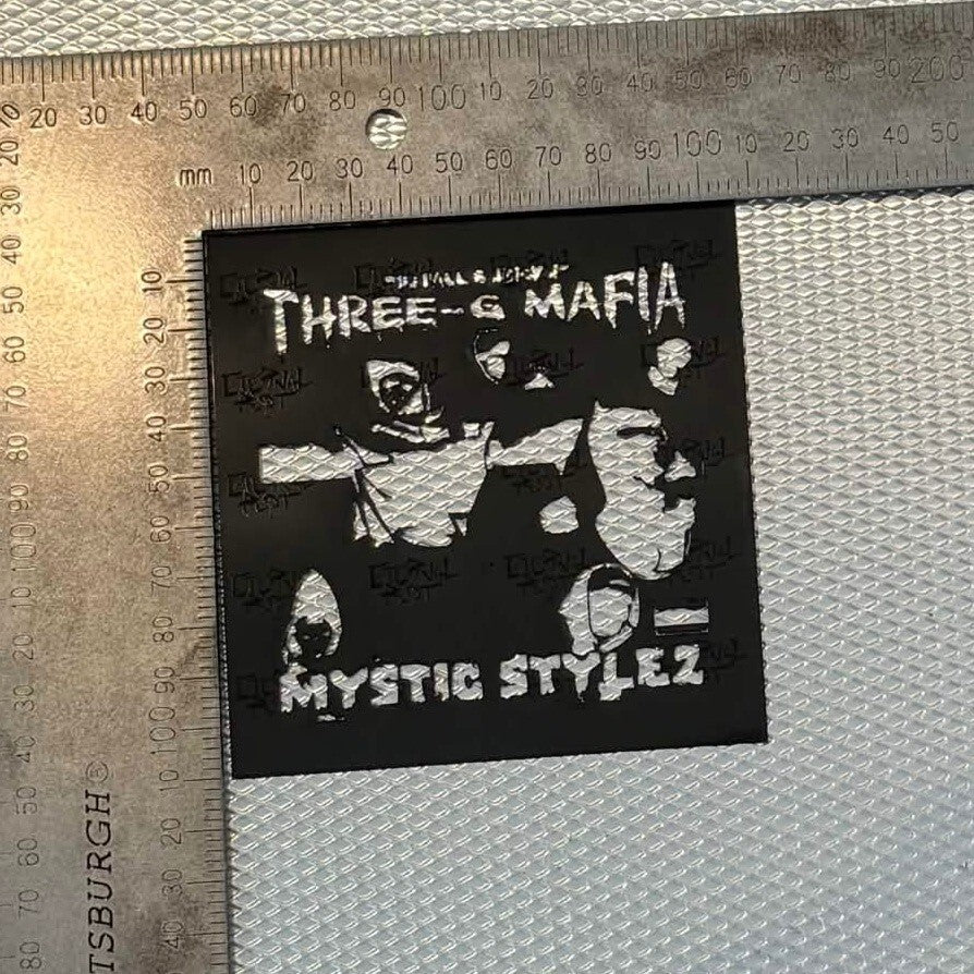 Three Six Mafia Mystic Stylez Cover Stencil