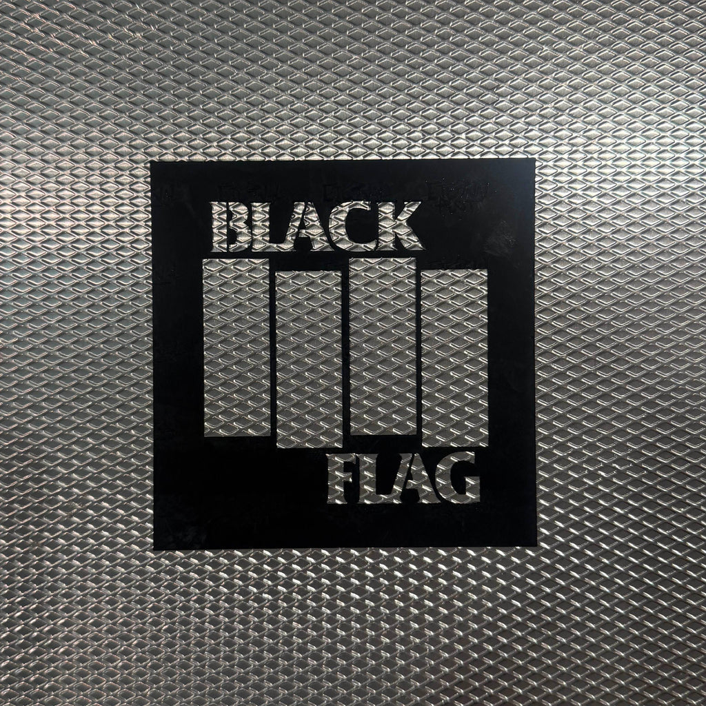 BLACK FLAG LOGO STENCIL