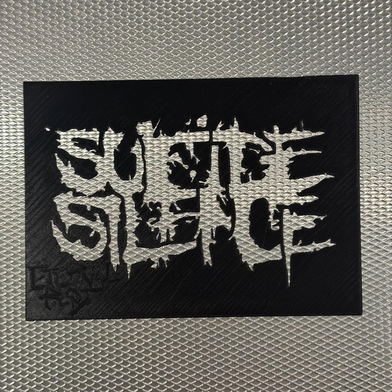 SUICIDE SILENCE LOGO STENCIL
