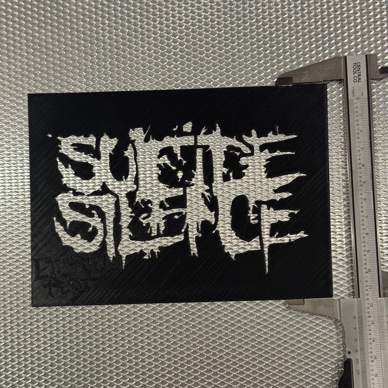 SUICIDE SILENCE LOGO STENCIL
